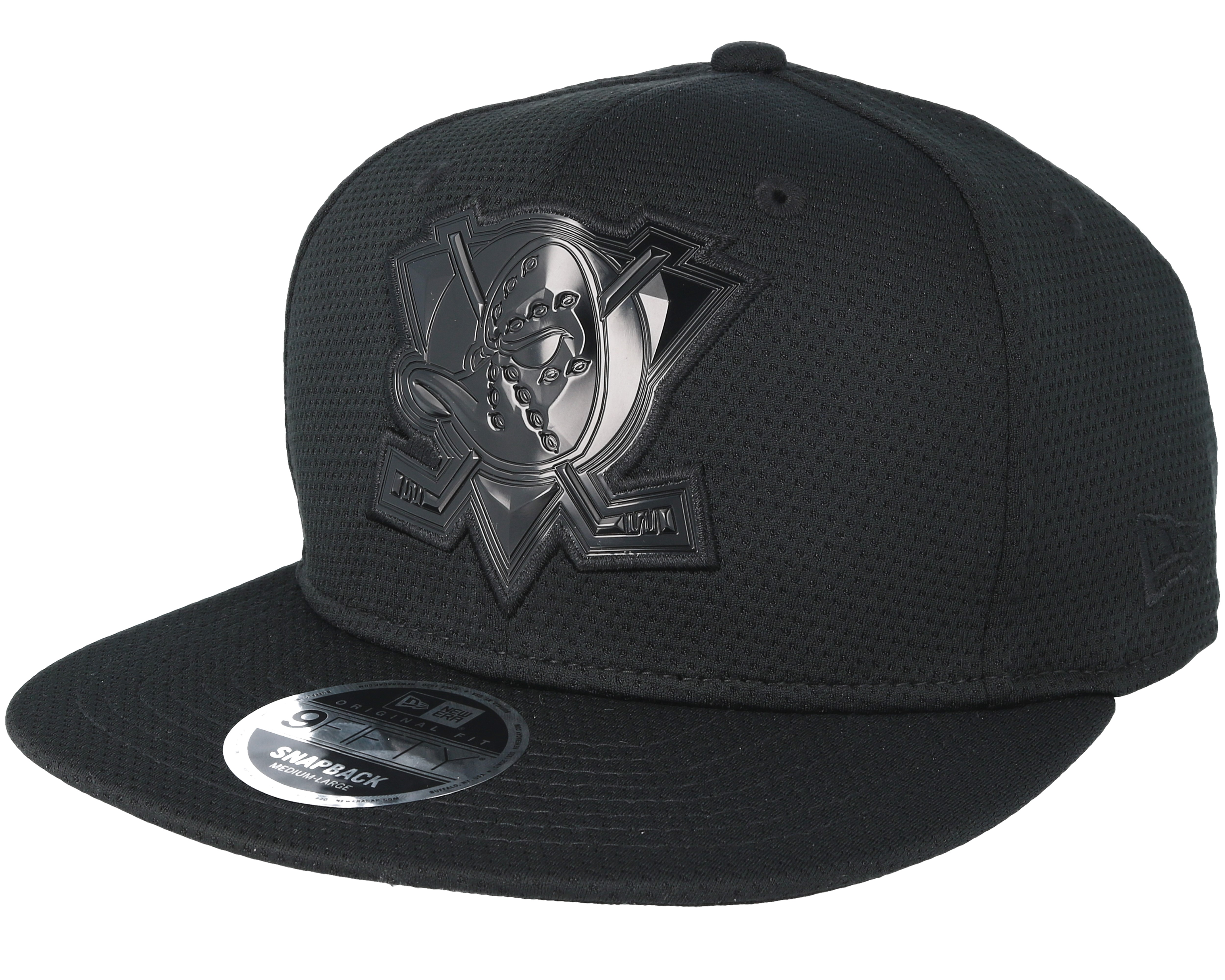 Anaheim Ducks Tonal Logo Weld Black Snapback - New Era ...
