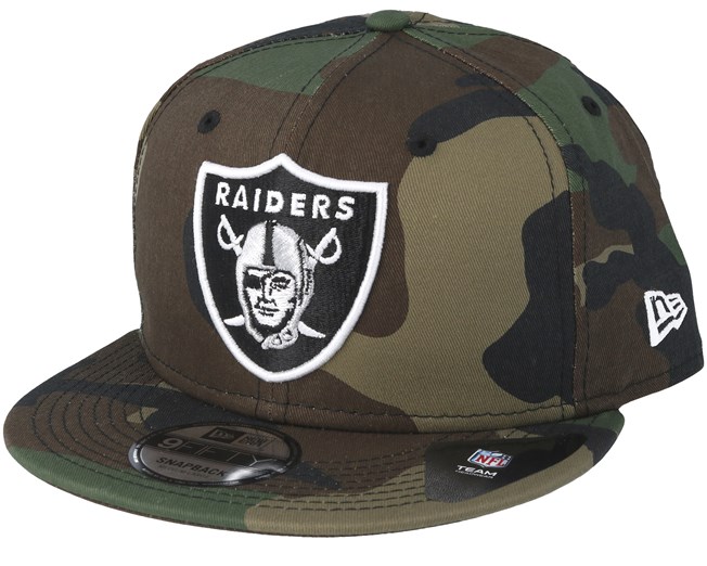 raiders camo snapback