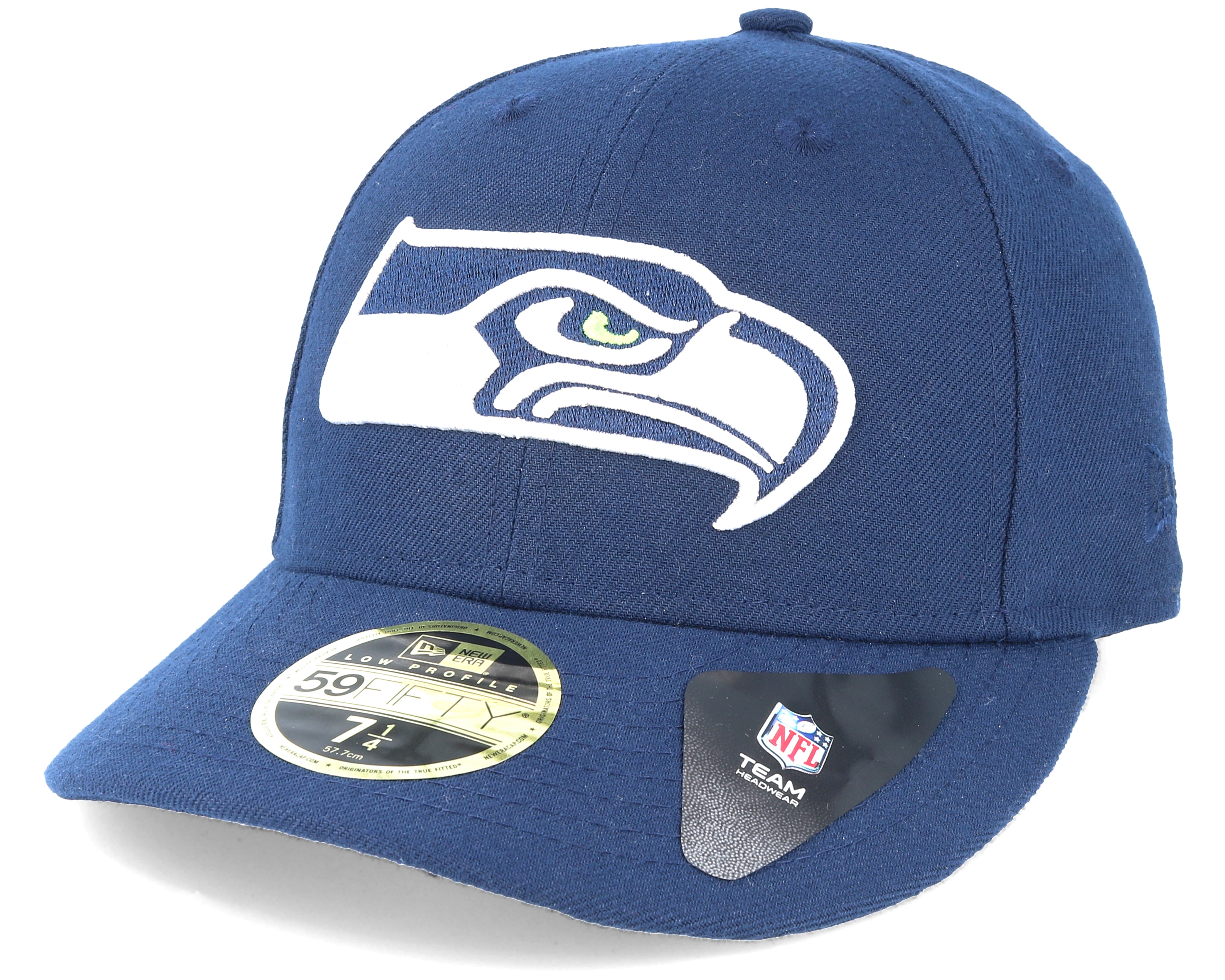 Seattle Seahawks Team Classic Low Profile 59Fifty Navy Fitted New Era