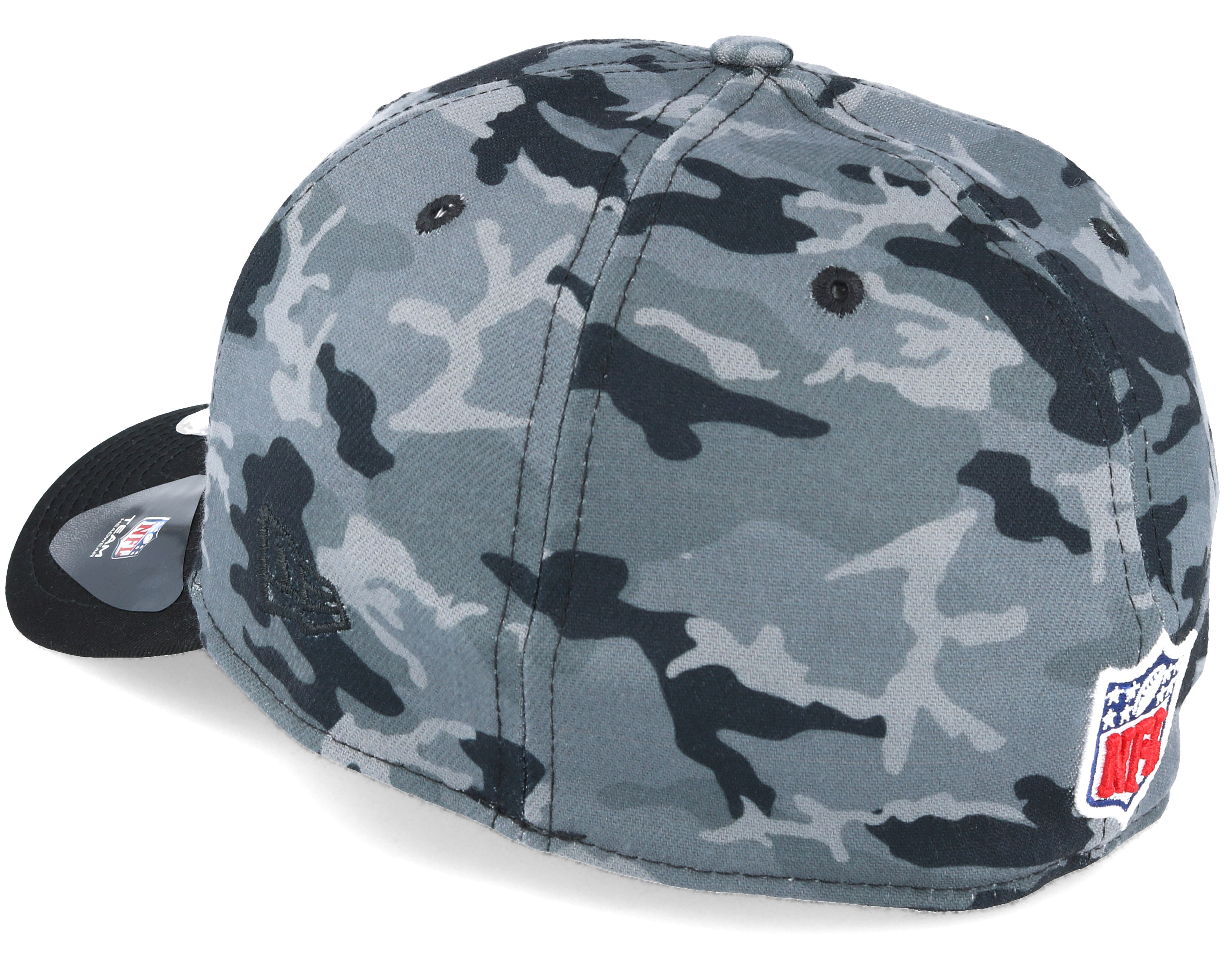 Carolina Panthers Team Stretch Grey Camo 39Thirty New Era caps