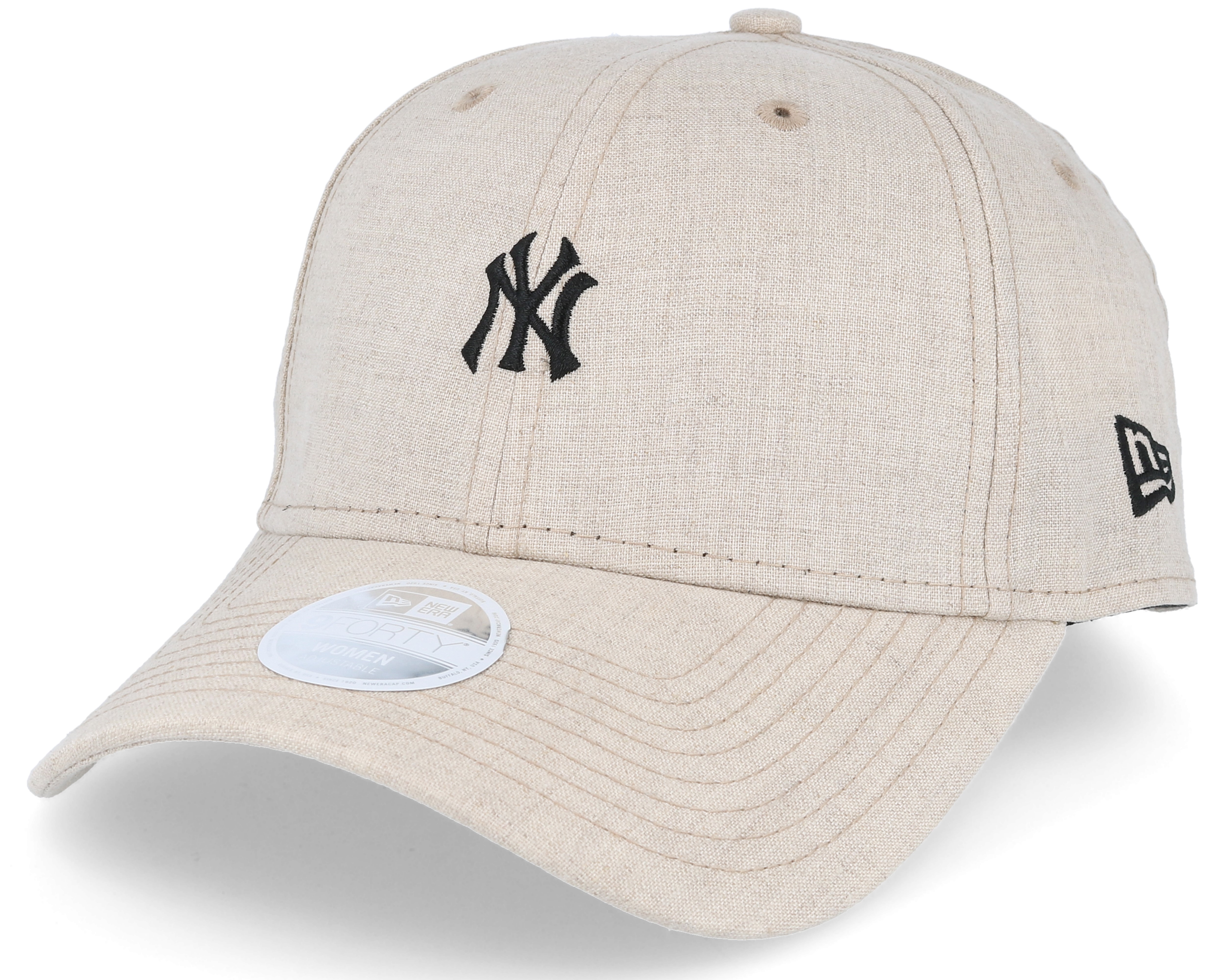 New York Yankees Linen Small Logo Beige 