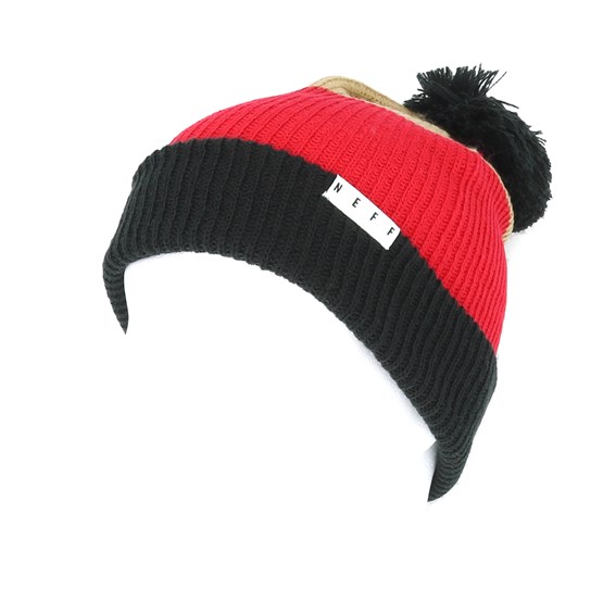 red neff beanie