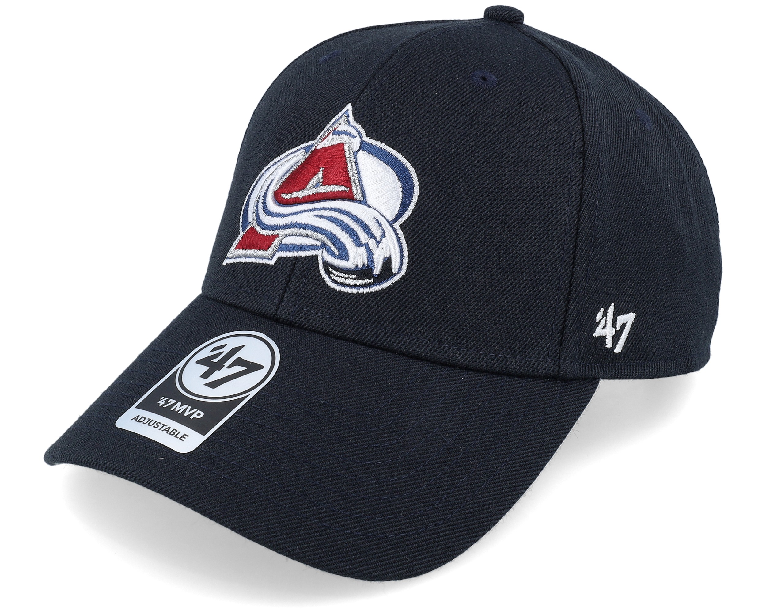 Officially Licensed Atlanta Braves MVP Hat - Navy Blue Adjustable Cap With Embroidered 'A' Logo