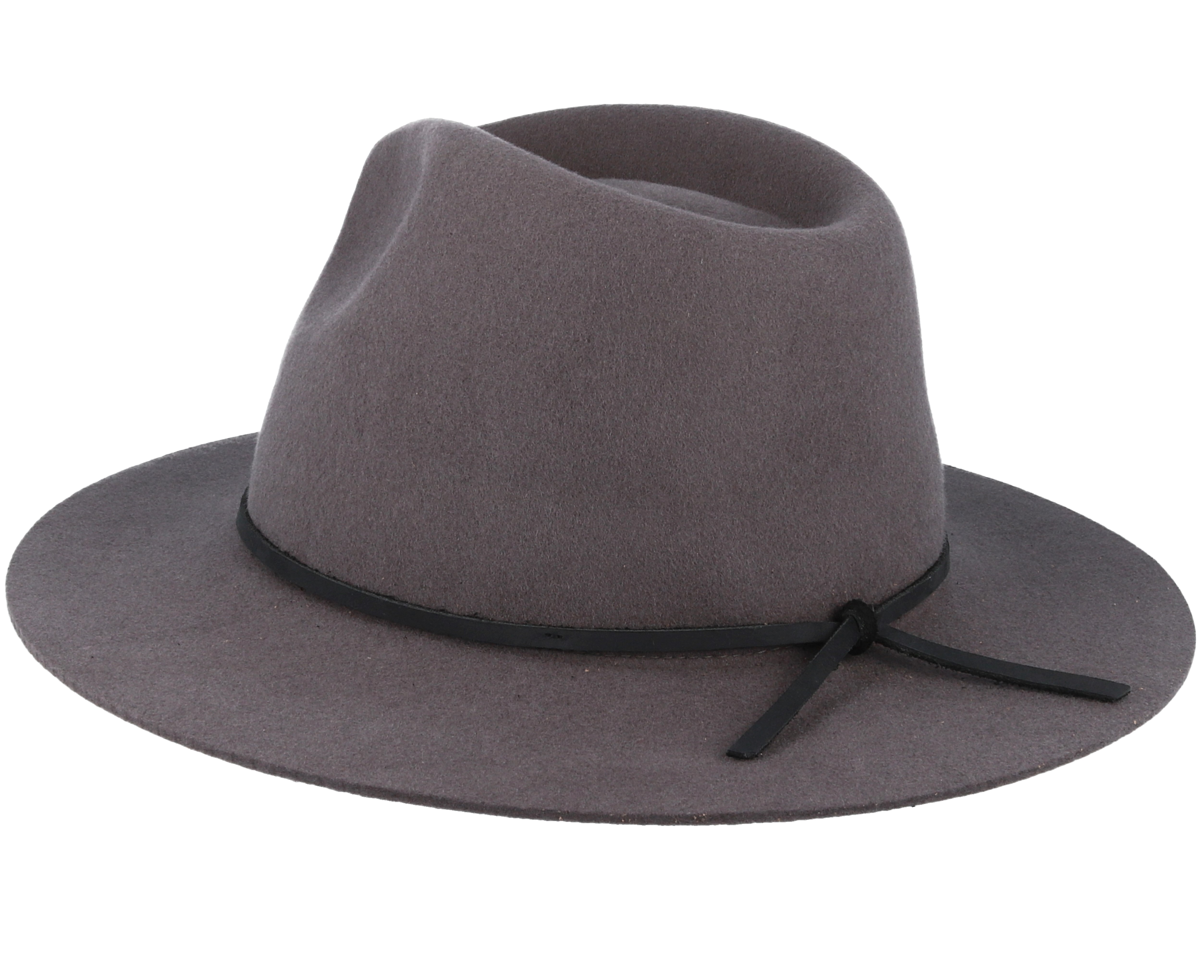 Wesley Grey Fedora Brixton hats Hatstore.co.uk