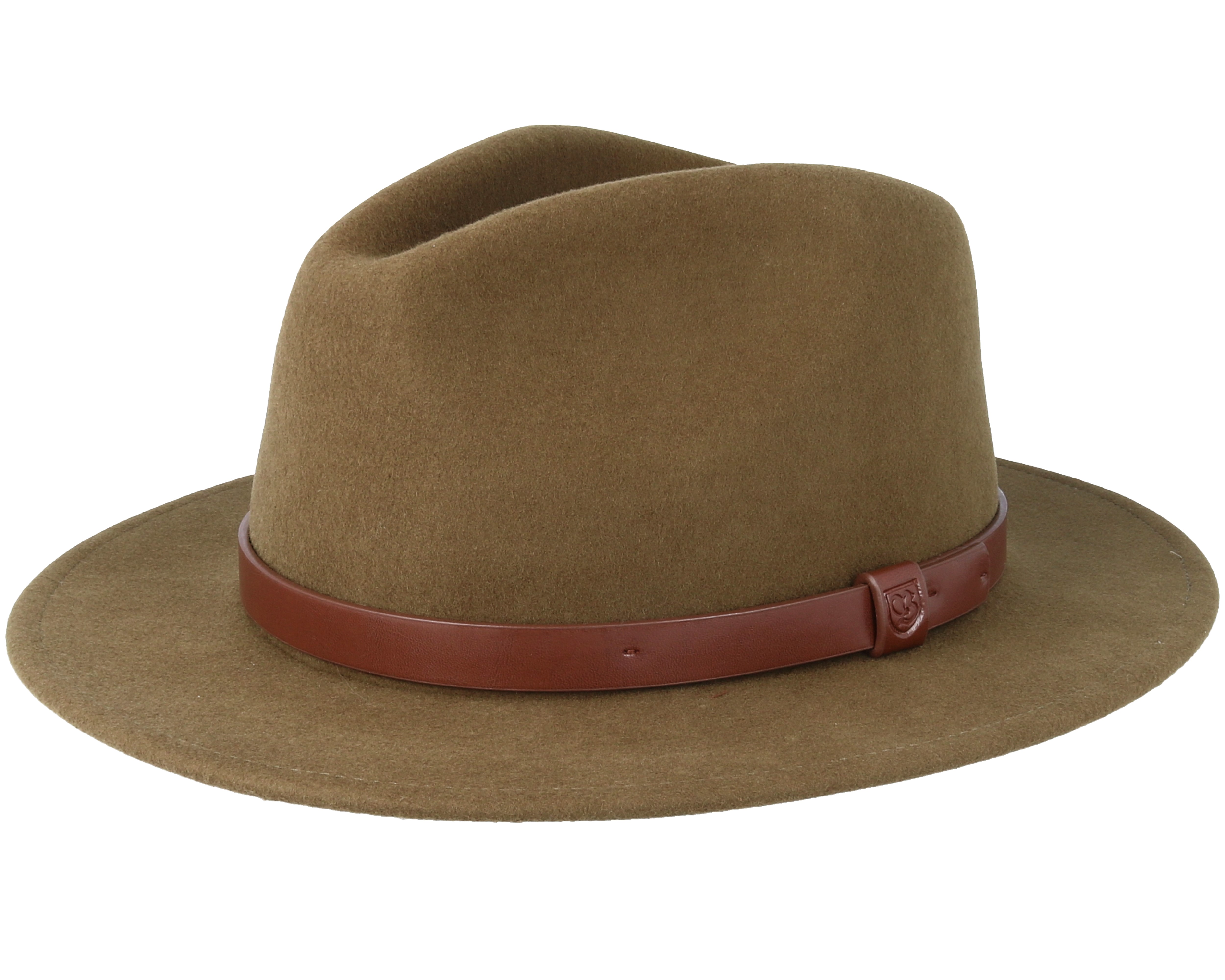 Messer Light Olive Fedora Brixton hats