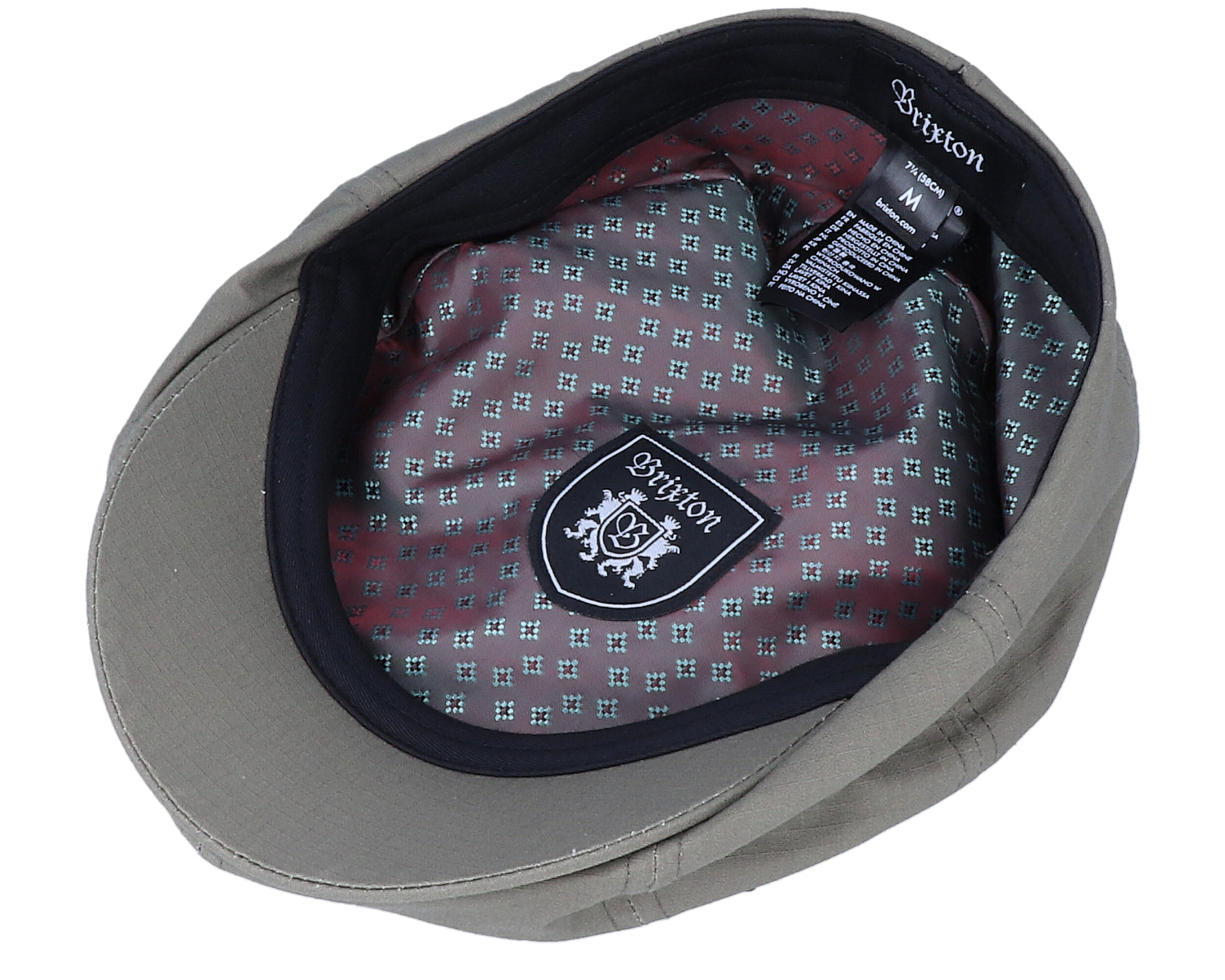 Brood Dark Military Olive Snap Cap Brixton caps
