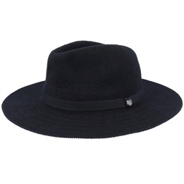 Messer Knit Packable Black/Black Fedora 
