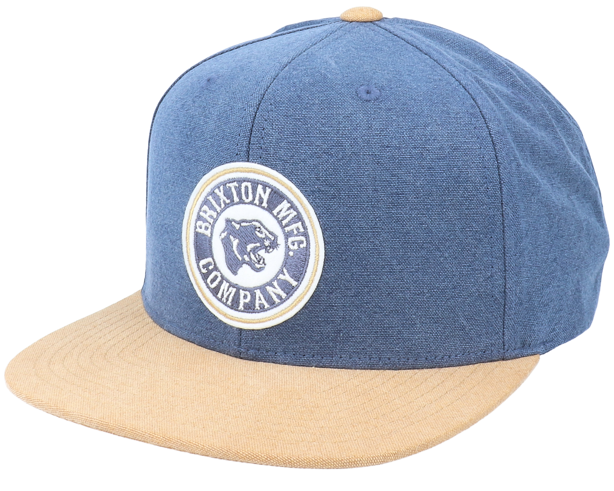 Forte X Medium Profile Washed Navy Khaki Snapback Brixton Caps Hatstore Co Il