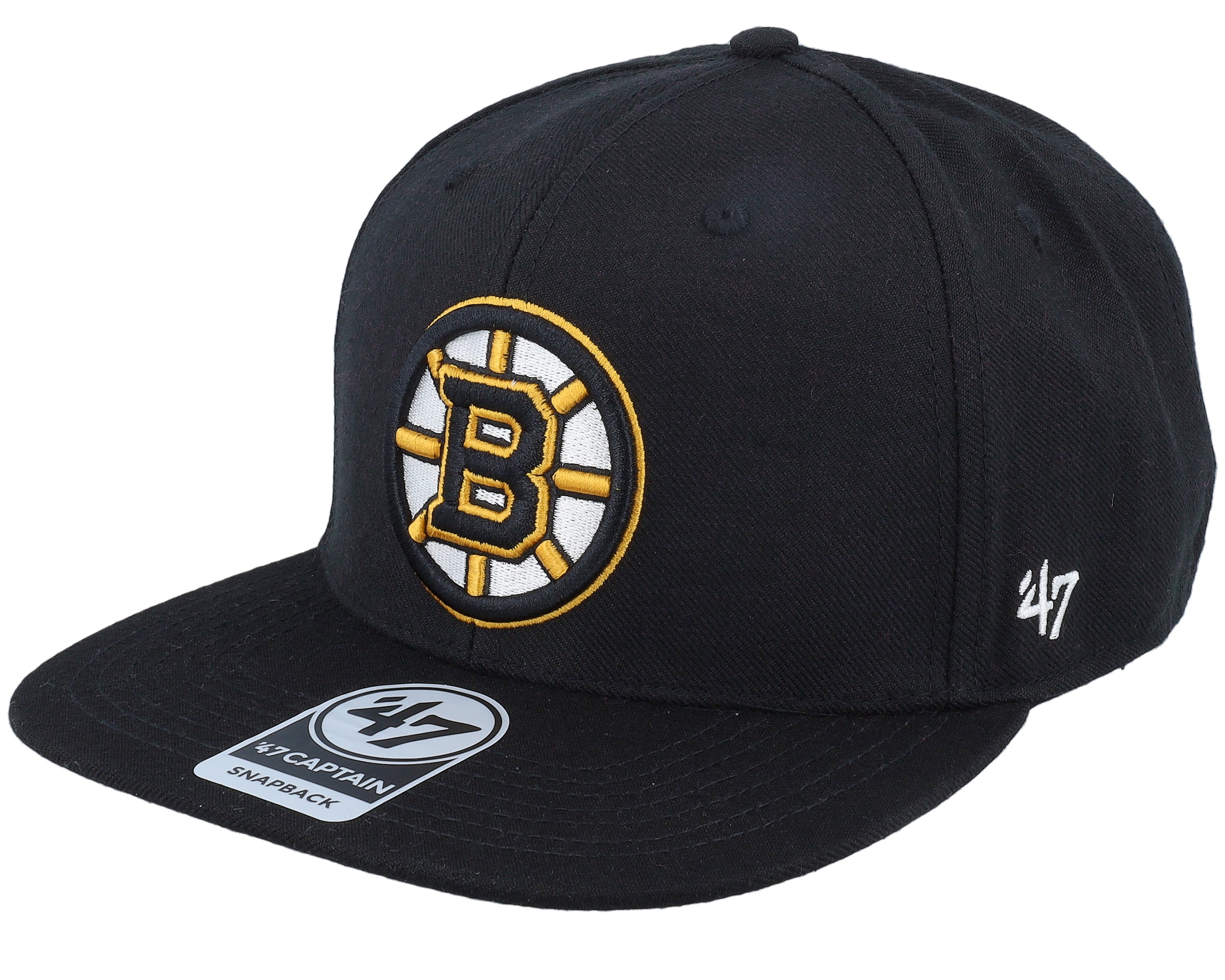 Boston Bruins No Shot 47 Captain Black Snapback - 47 Brand caps ...