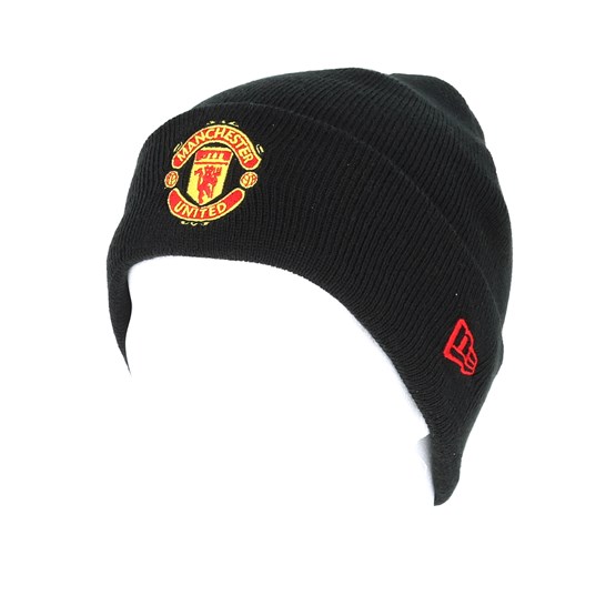Bonnet Manchester United New Era - Cuff, En Acrylique, Avec Logo Brodé Et écusson New Era