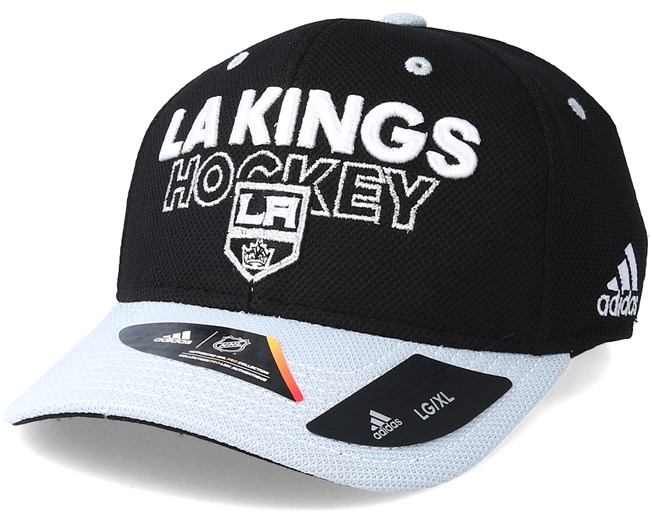 Los Angeles Kings Locker Room Structured Navy Flexfit