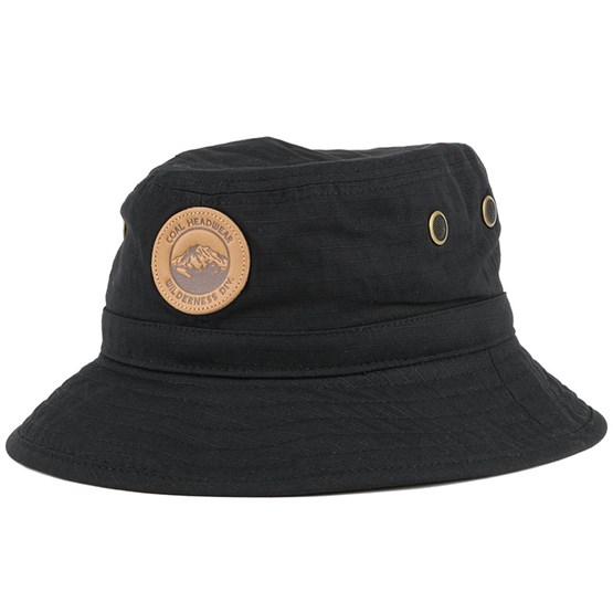 The Spackler 2 Black Bucket - Coal hats - Hatstoreworld.com