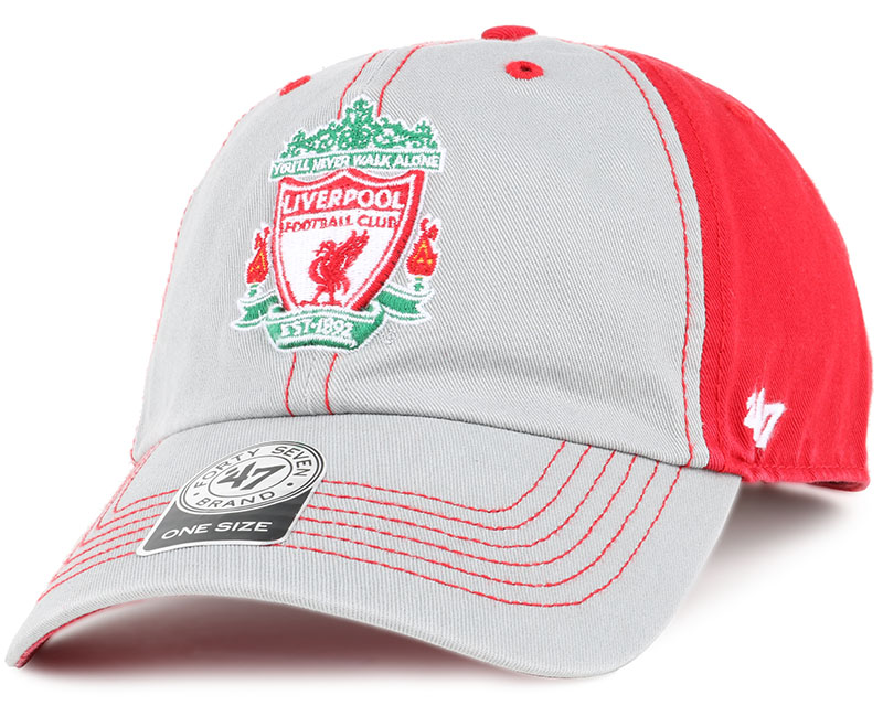 Liverpool FC Tumult Clean Up Grey/Red Adjustable - 47 ...