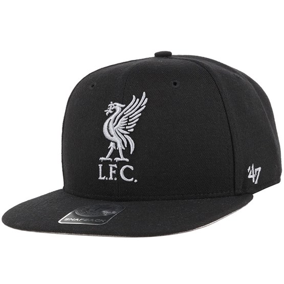 Liverpool Fc No Shot Captain Black Snapback 47 Brand Caps Hatstoreworld Com