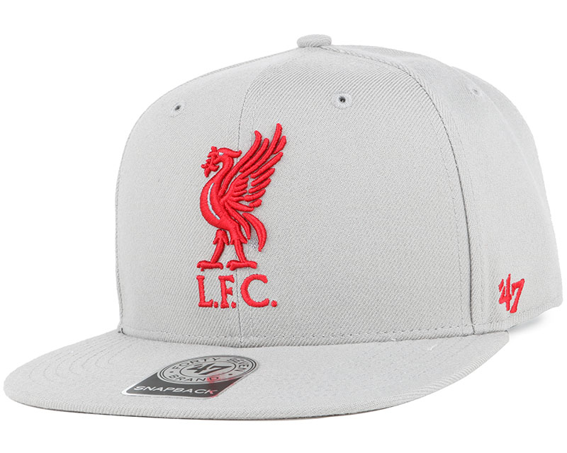 Liverpool FC No Shot Captain Grey Snapback - 47 Brand caps ...