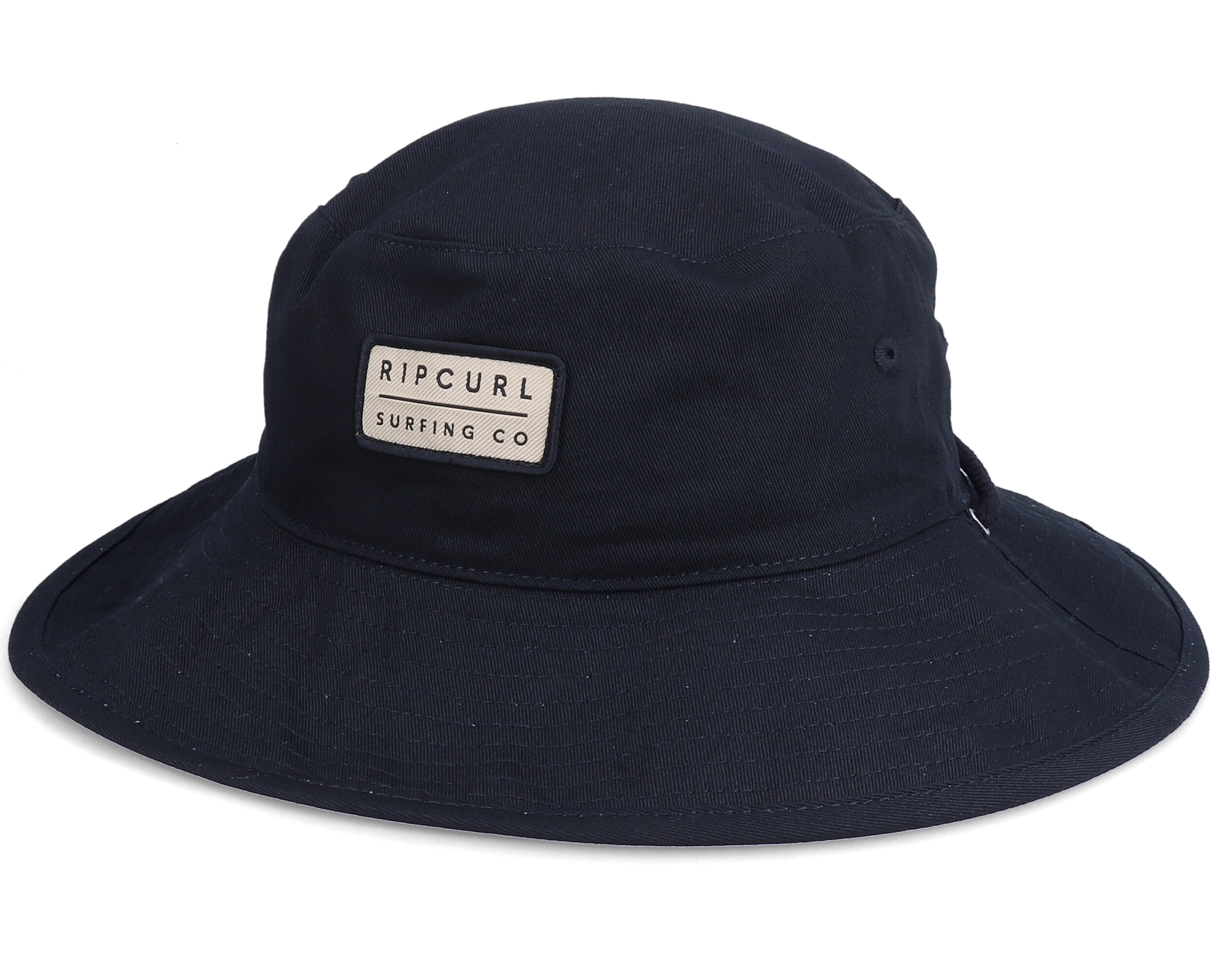 Revo Valley Mid Brim Hat Black Bucket - Rip Curl hats - Hatstoreworld.com