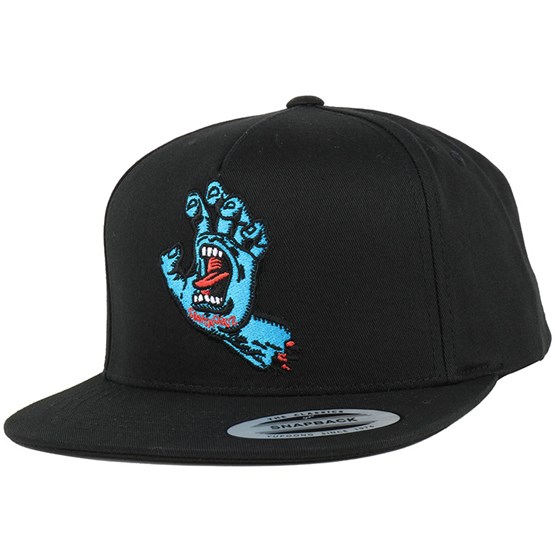 Screaming Hand Black/Blue Snapback - Santa Cruz caps 