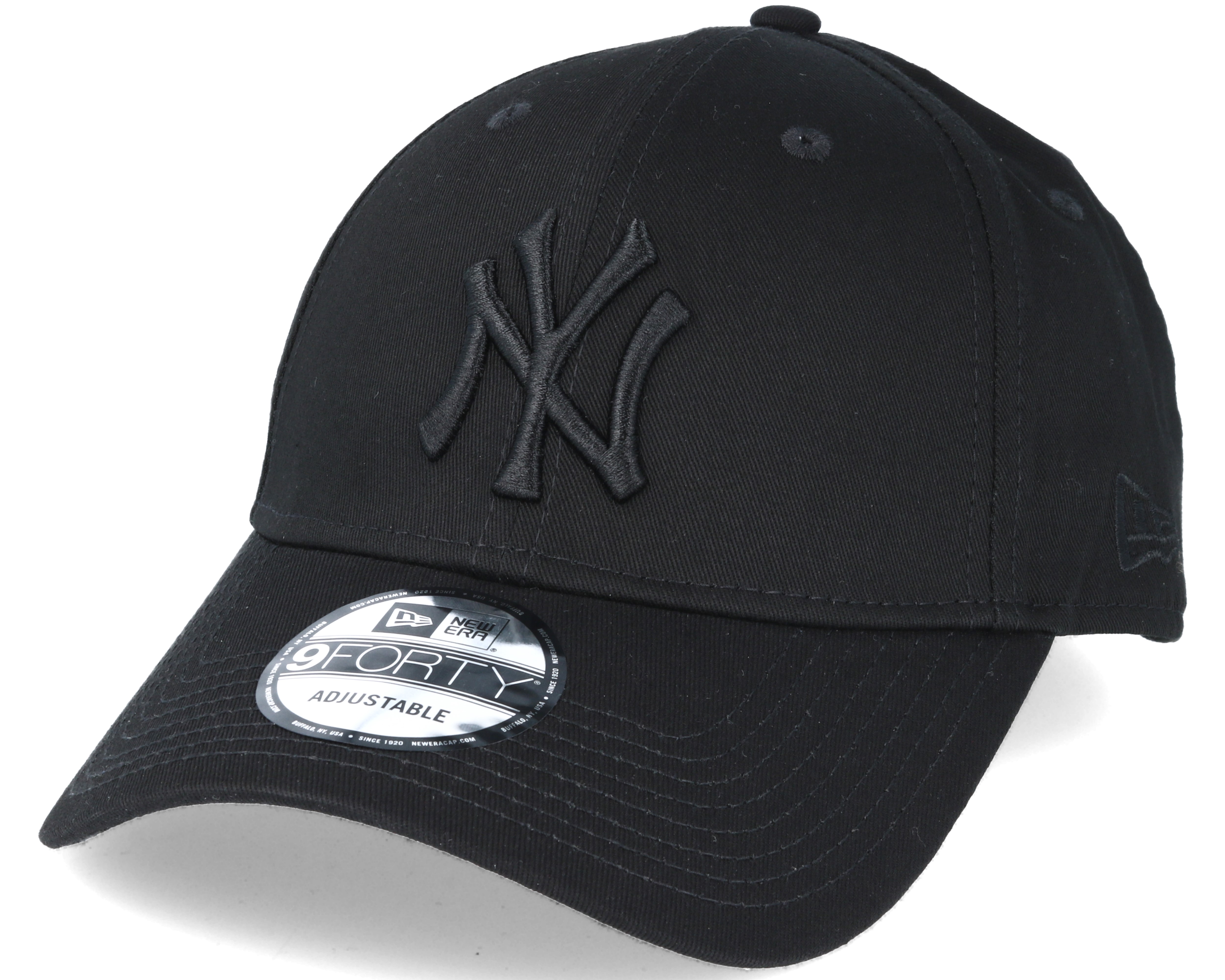 New York Yankees Mlb League Ess Black 9forty Adjustable New Era 