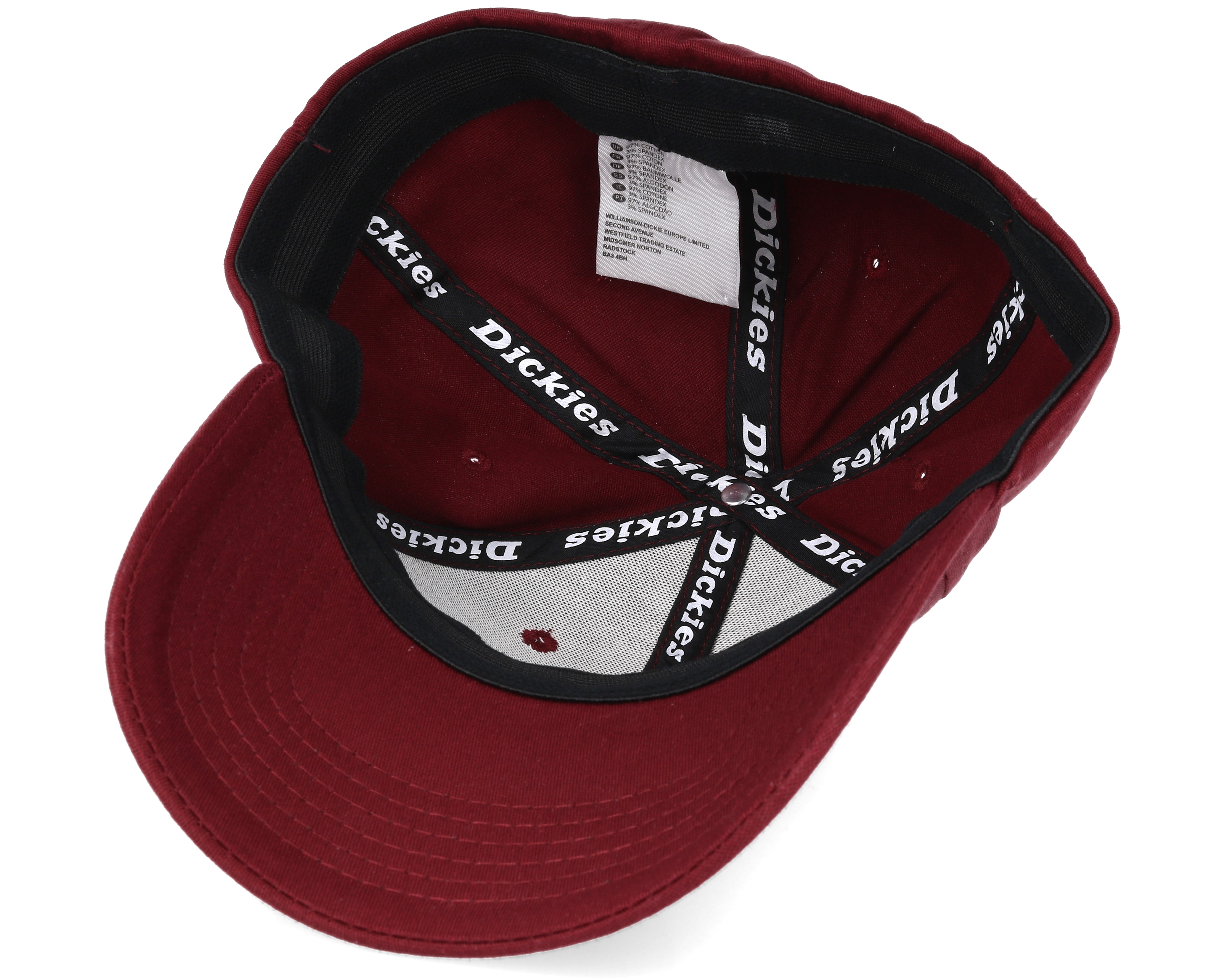 Morrilton Maroon Flexfit Dickies caps