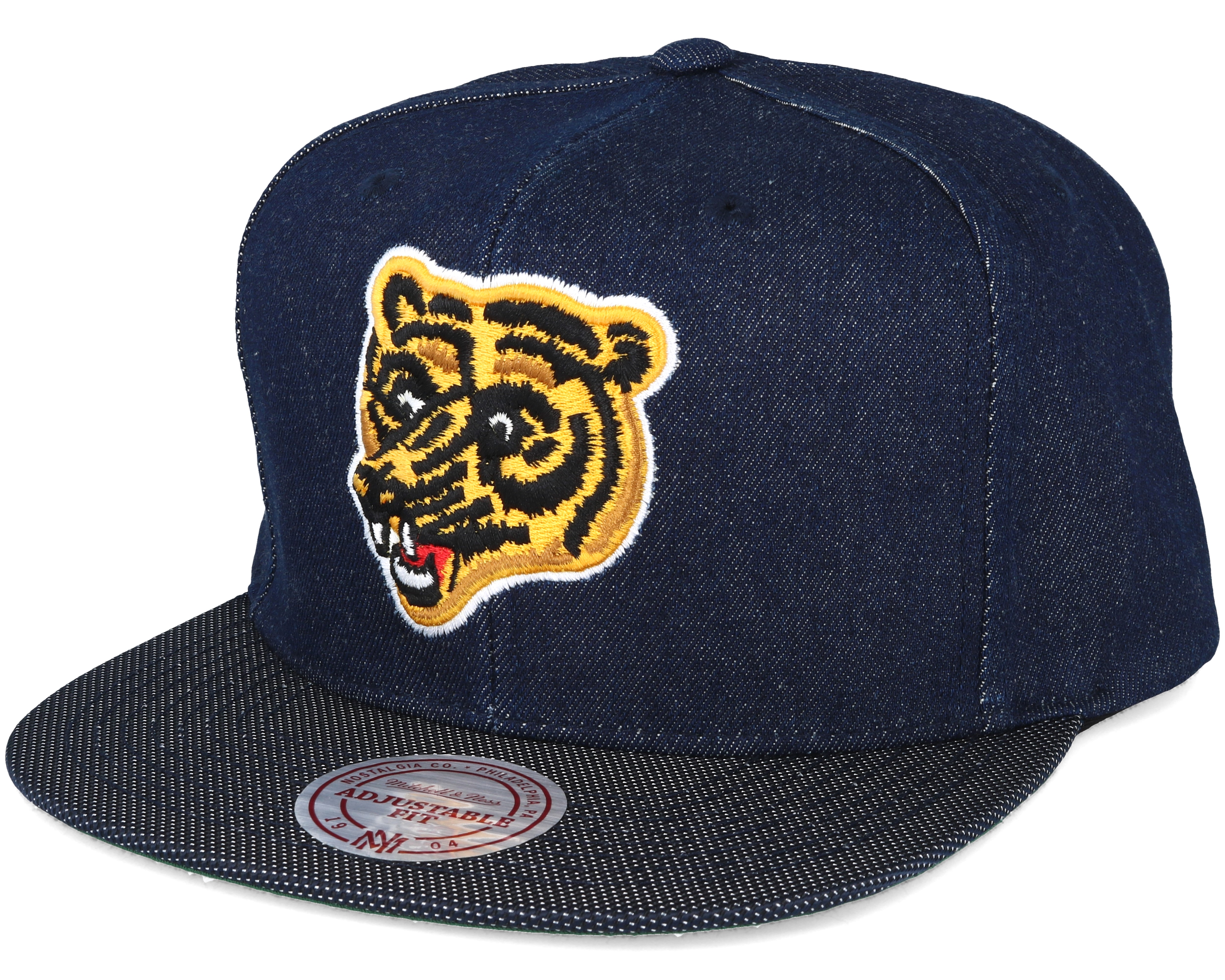 Boston Bruins Raw Denim 3T PU Snapback - Mitchell & Ness caps