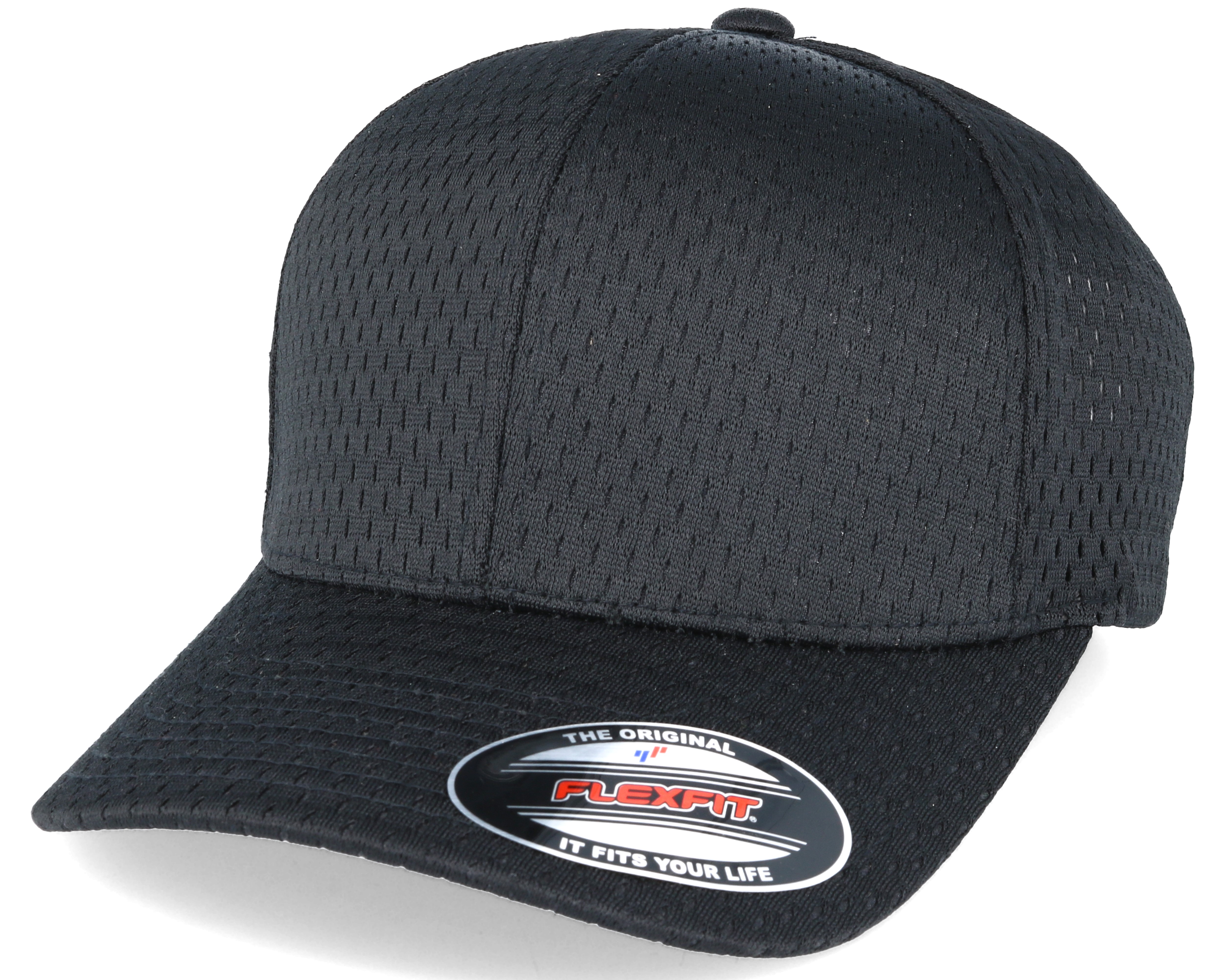 Athletic Mesh Black Flexfit Flexfit caps Hatstore.co.uk