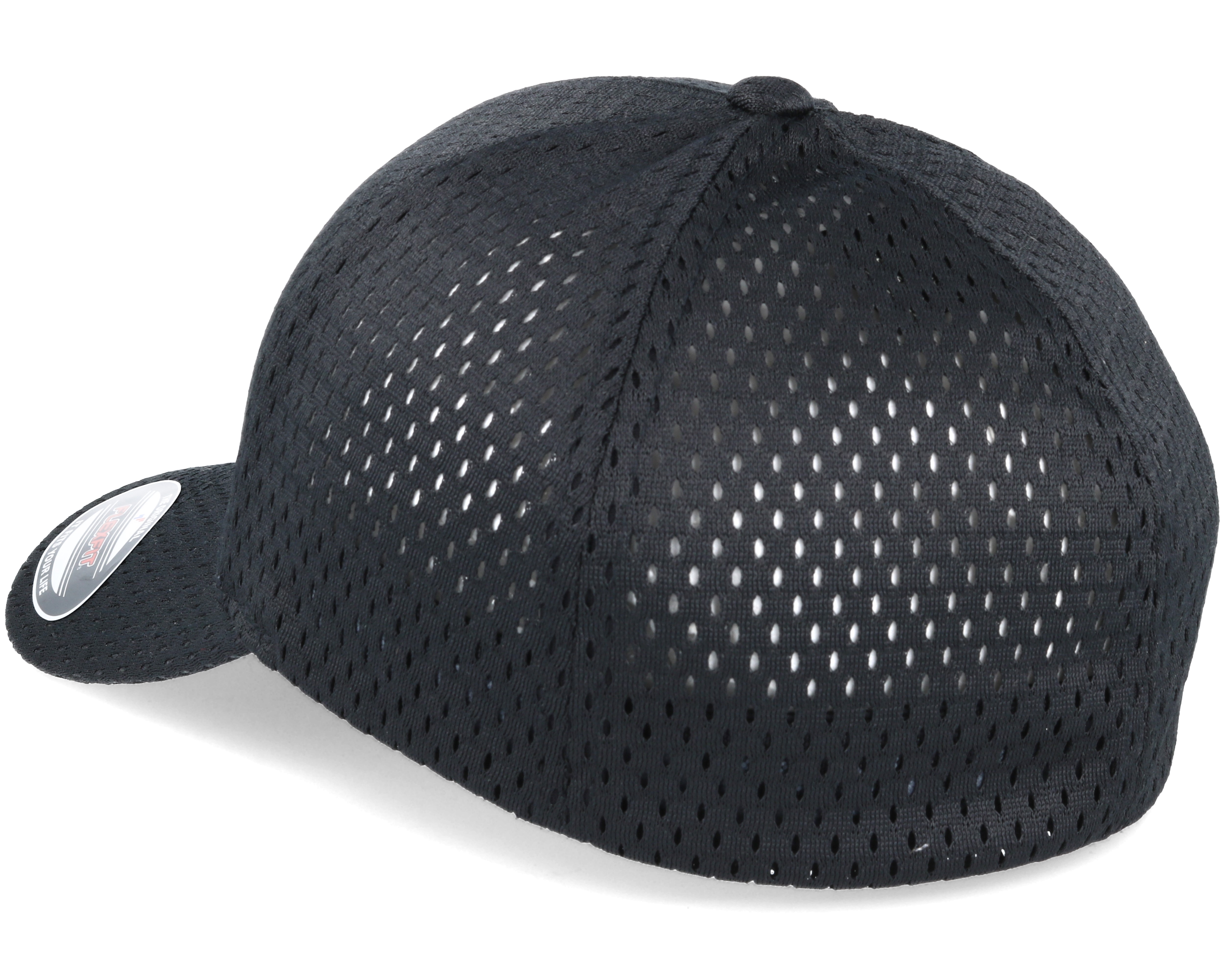 Athletic Mesh Black Flexfit Flexfit caps Hatstore.co.uk