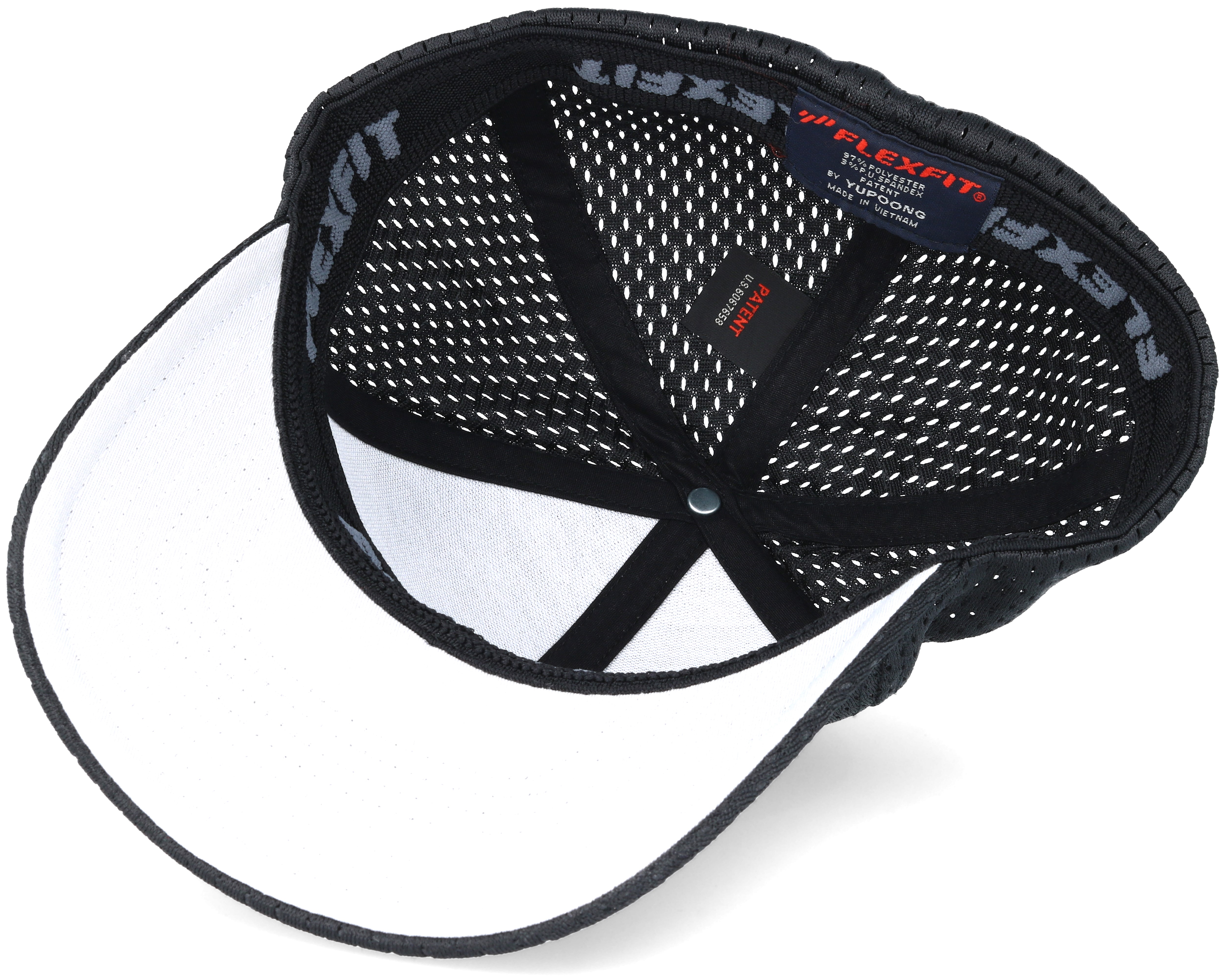 Athletic Mesh Black Flexfit Flexfit caps Hatstore.co.uk