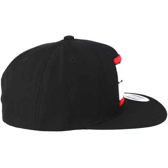 Run DMC Logo Black Snapback Mister Tee caps