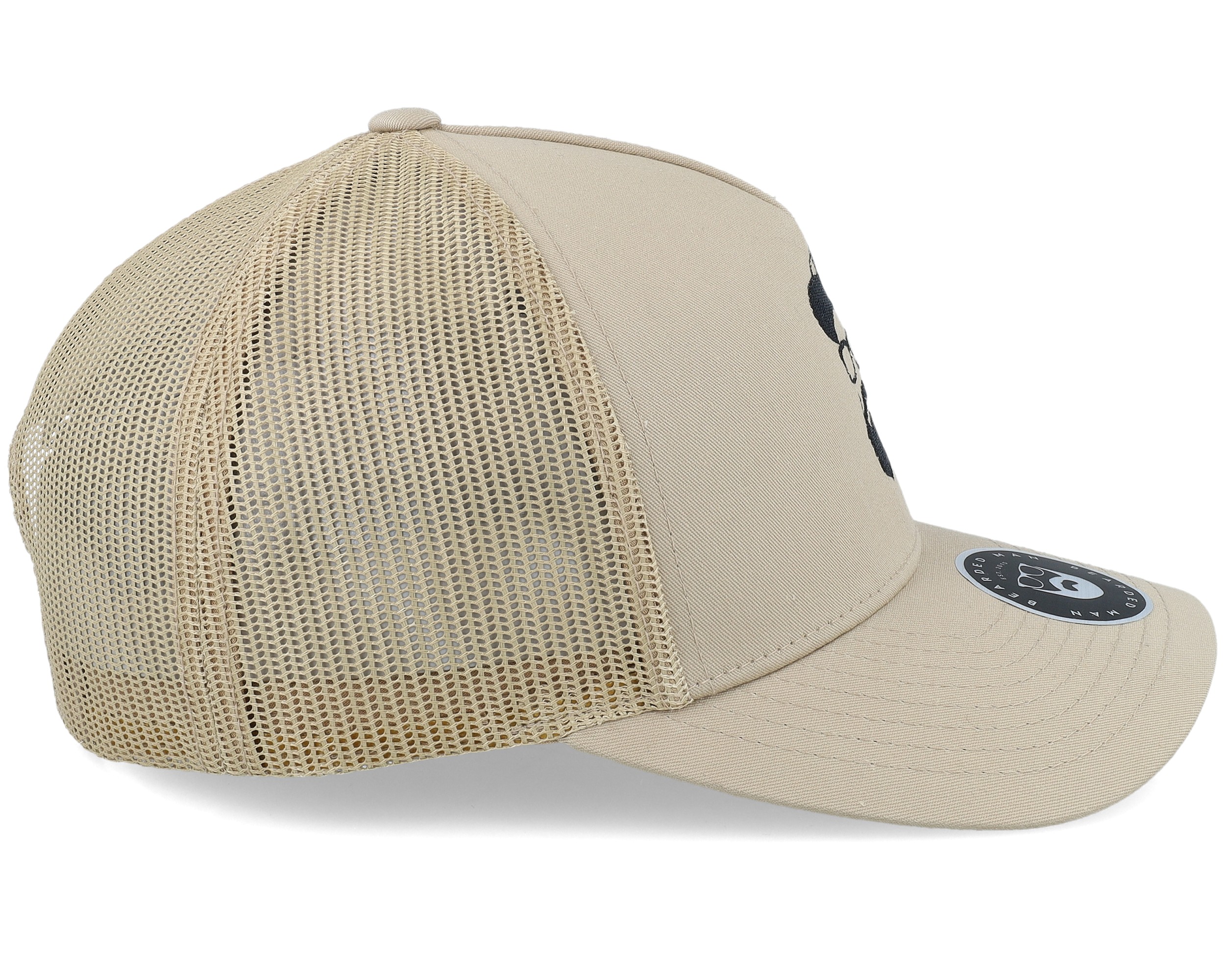 Cap Man Beige Trucker Bearded Man caps Bearded Man