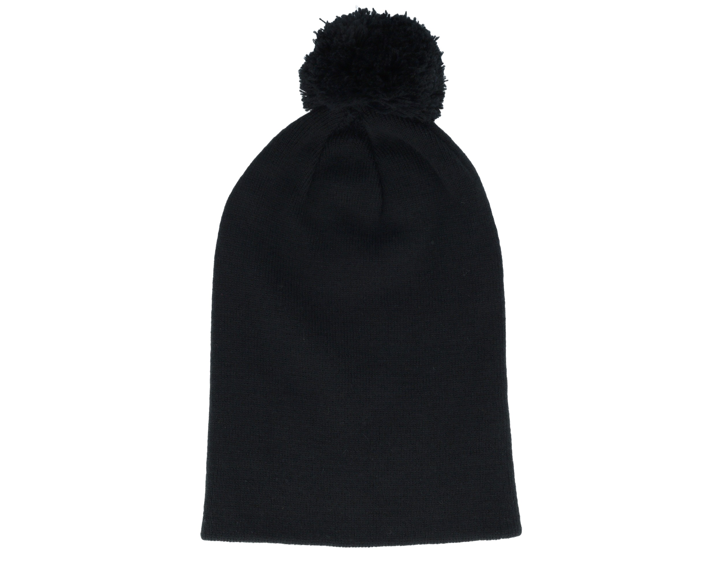 Original Pom Pom Black Beanie Beanie Basic beanies Hatstore.co.uk