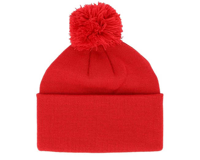 Original Pom Pom Classic Red Beanie - Beanie Basic beanies ...