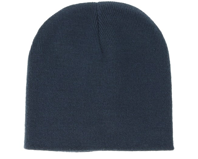 Knitted Short French Navy Beanie - Beanie Basic beanies - Hatstoreworld.com