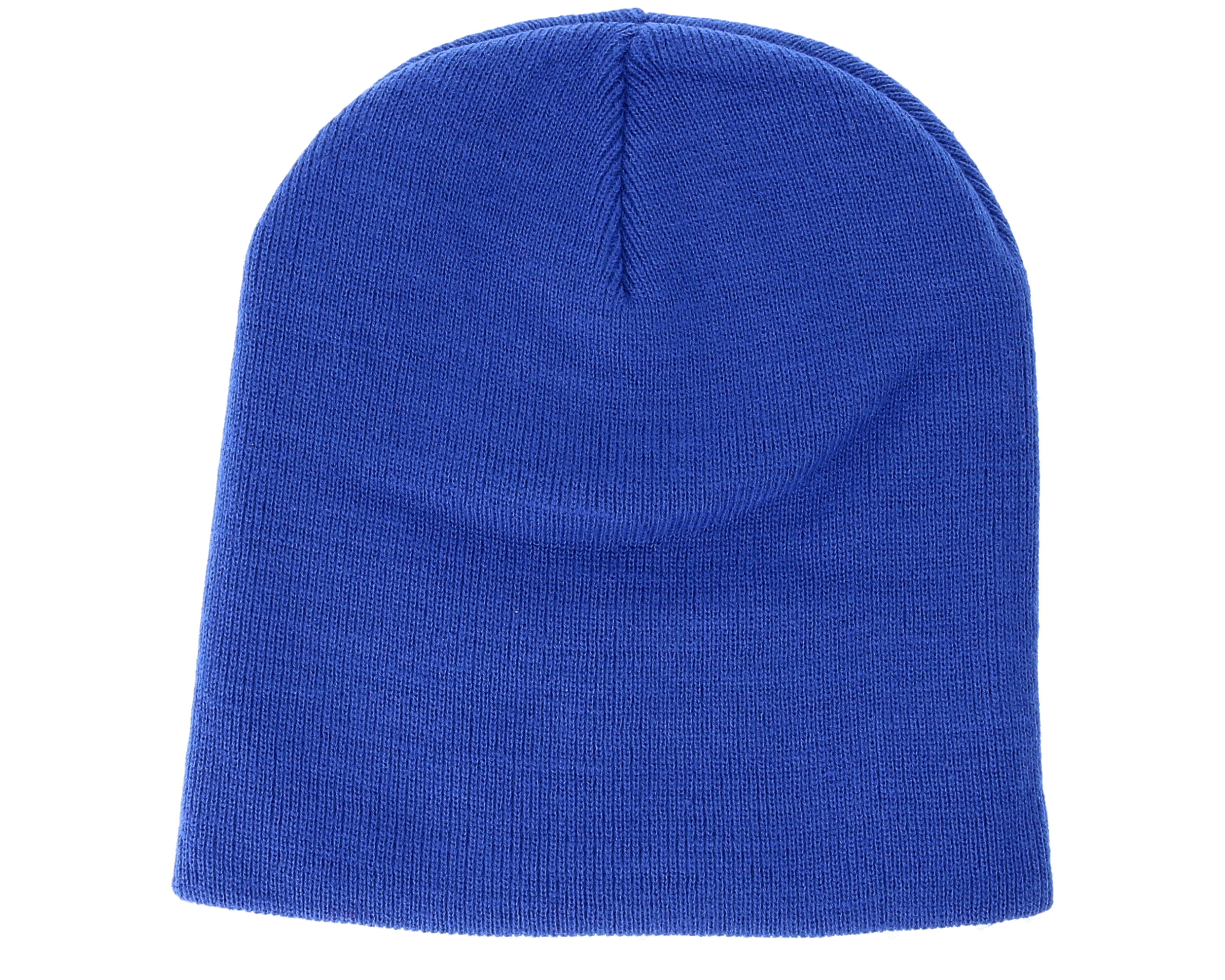 Knitted Short Bright Royal Beanie Beanie Basic beanies