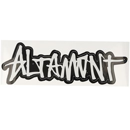 Sticker Graffiti Logo 7 5x15 Black Altamont Accessories Hatstoreworld Com