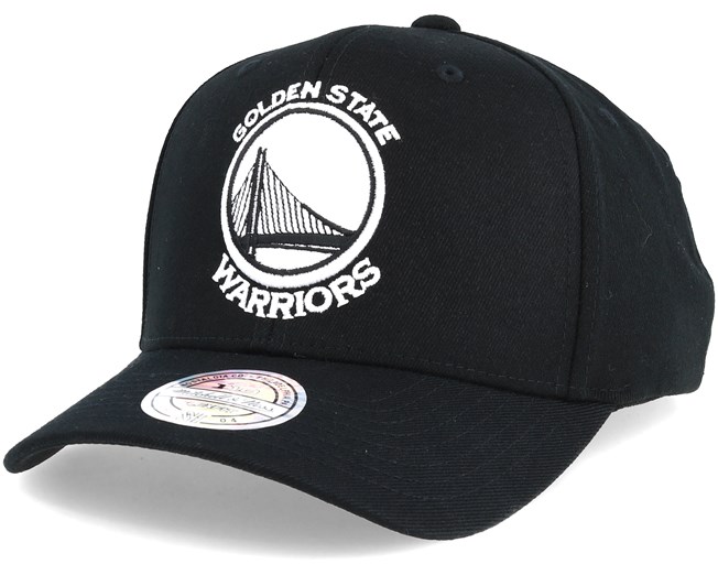 Golden State Warriors Black White 110 Adjustable Mitchell Ness Cap Hatstore De