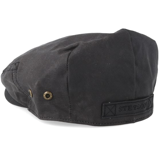 waxed cotton driving cap
