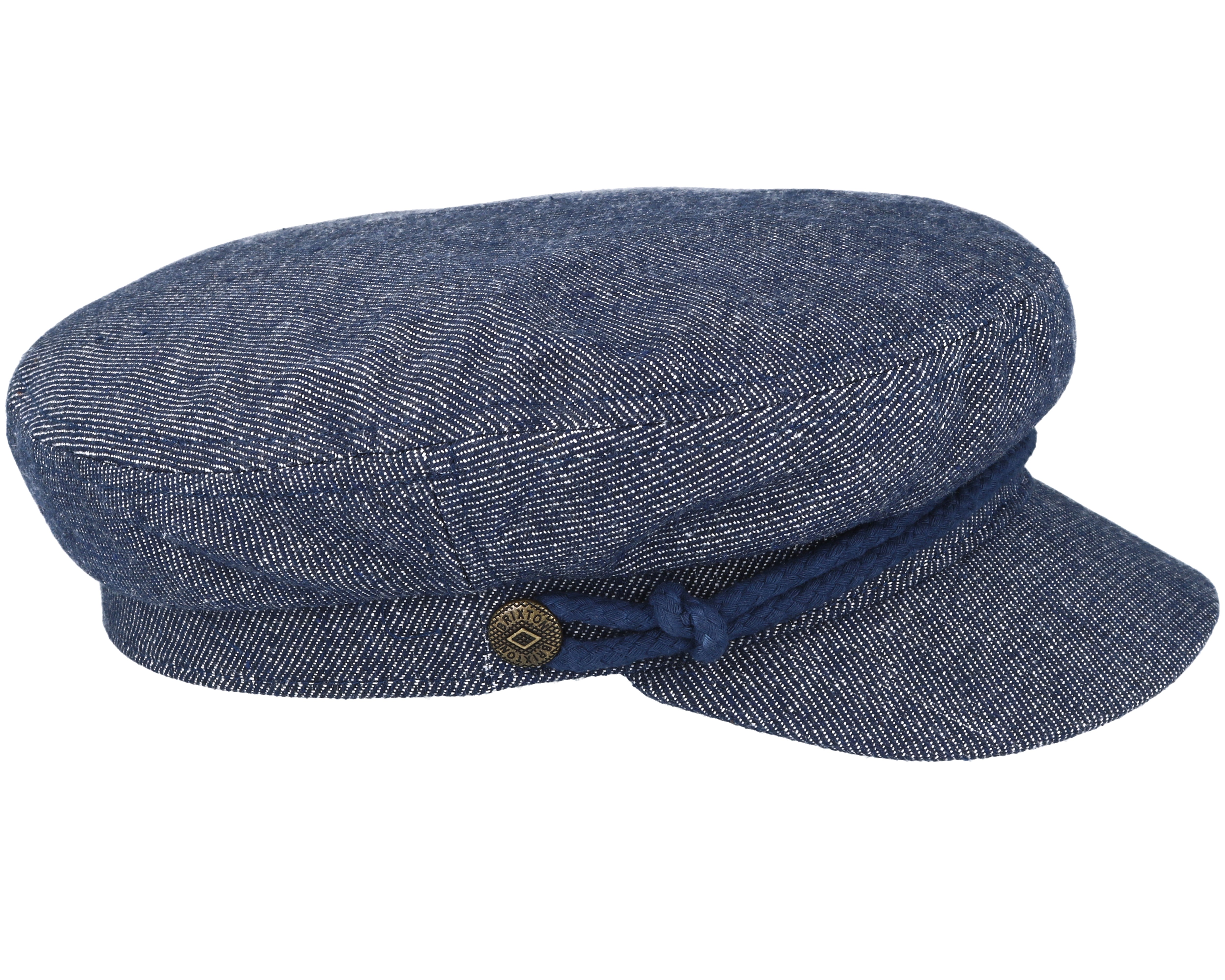 Fiddler Denim/Dark Grey Flat Cap Brixton caps