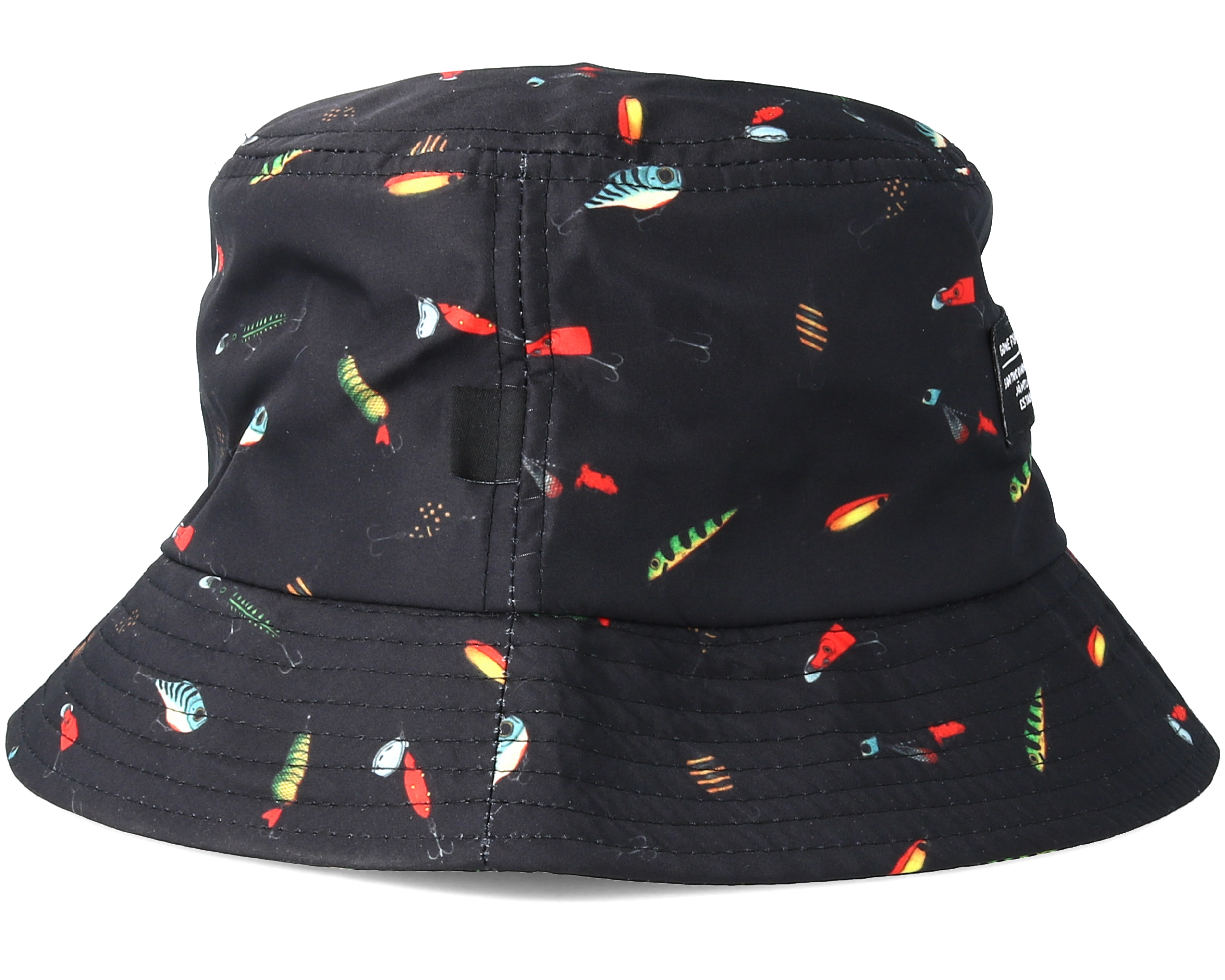 Lure Black Bucket Sqrtn hats