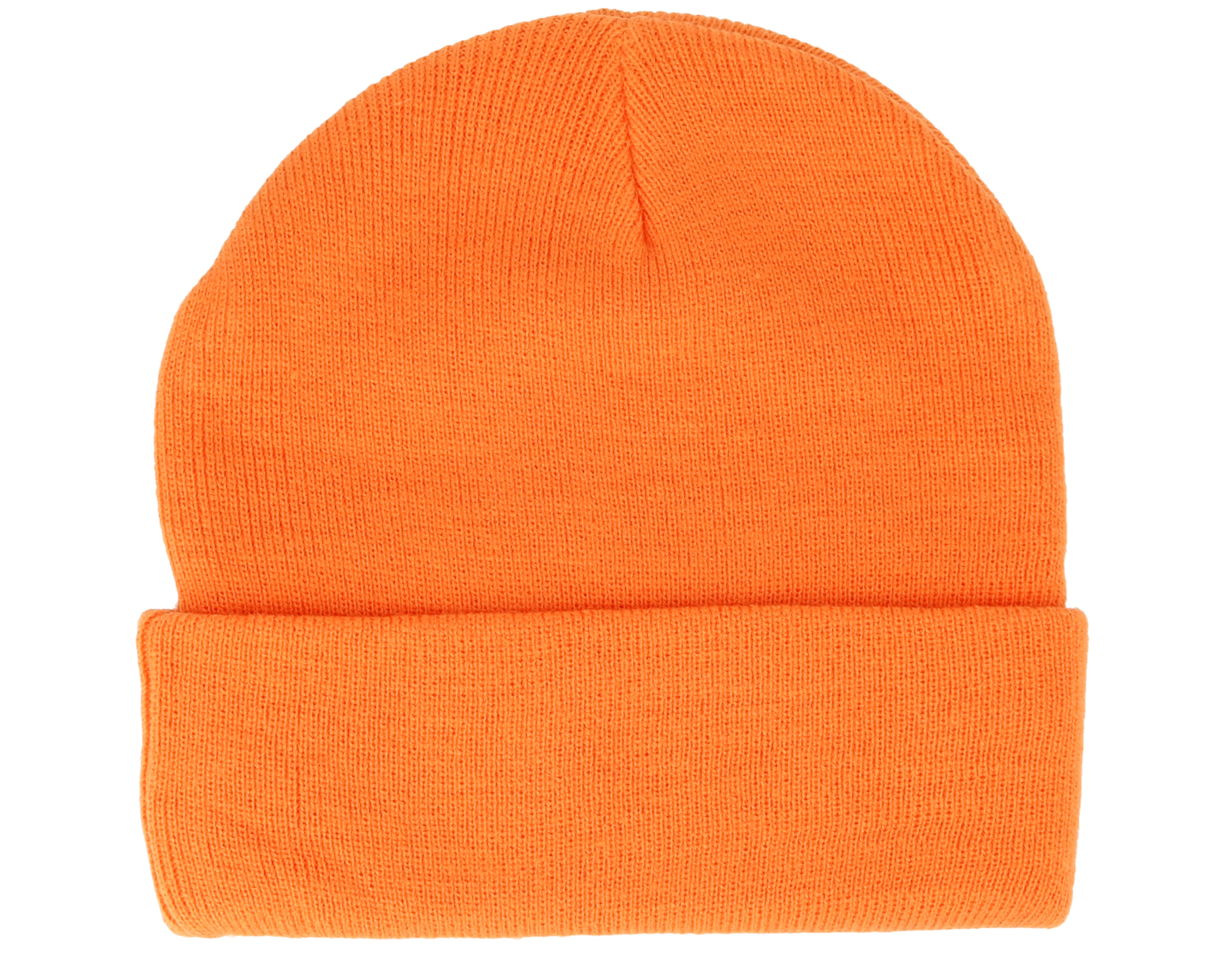 brown and orange beanie