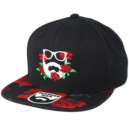 vans rose black strapback hat