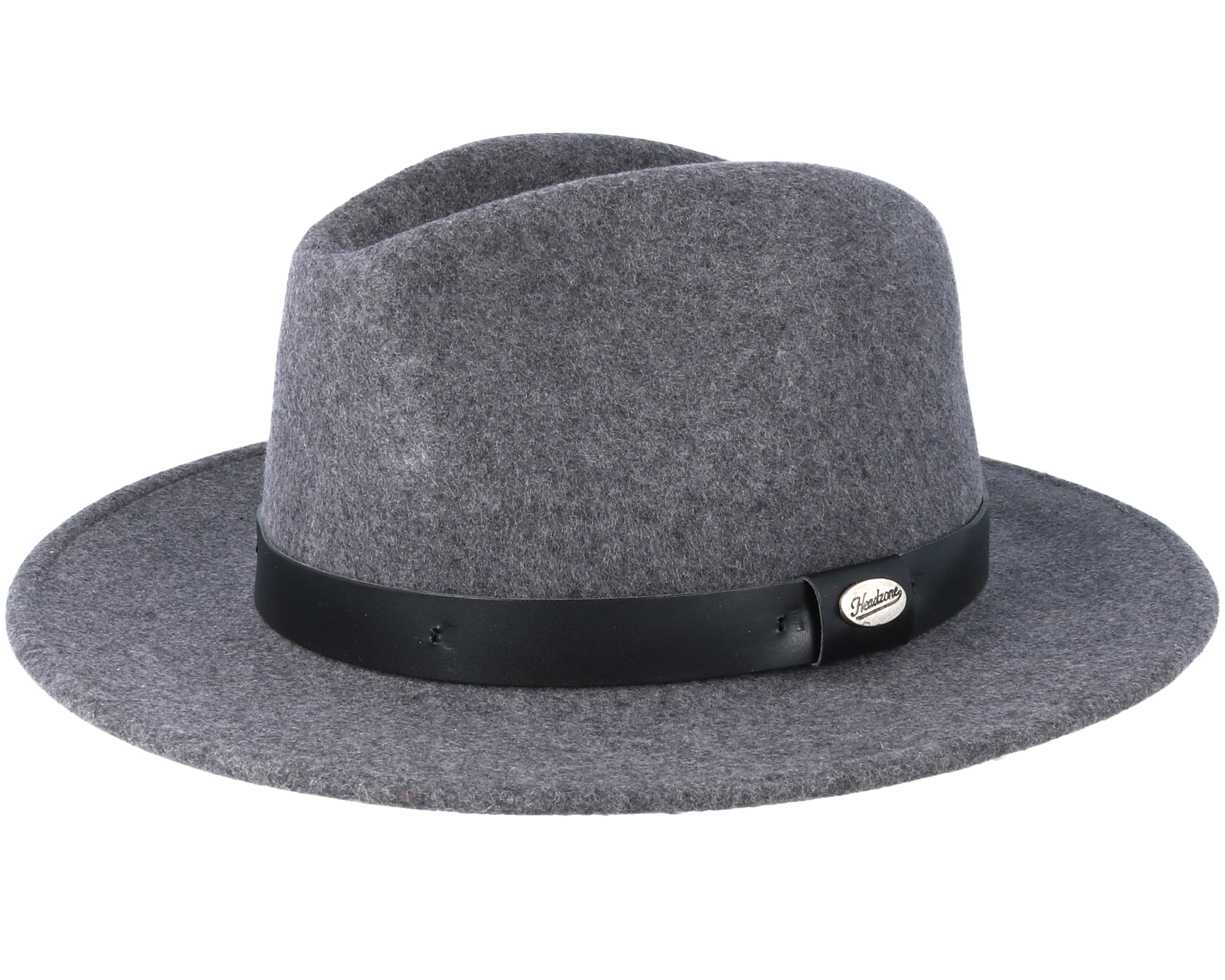 Grey Fedora Headzone hats