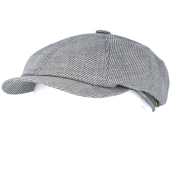 gray flat cap