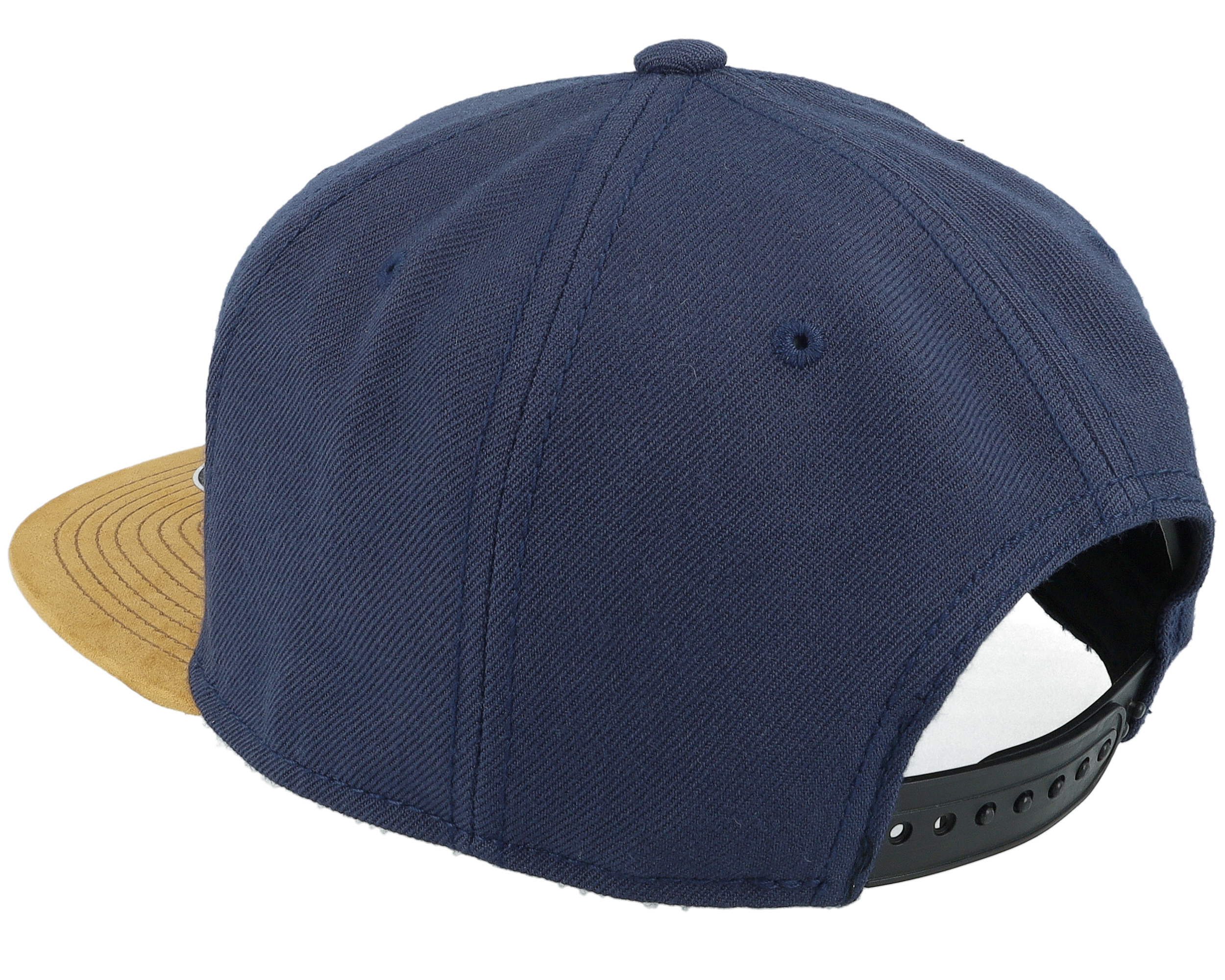 Cap Man Patch Navy/Suede Snapback Bearded Man caps