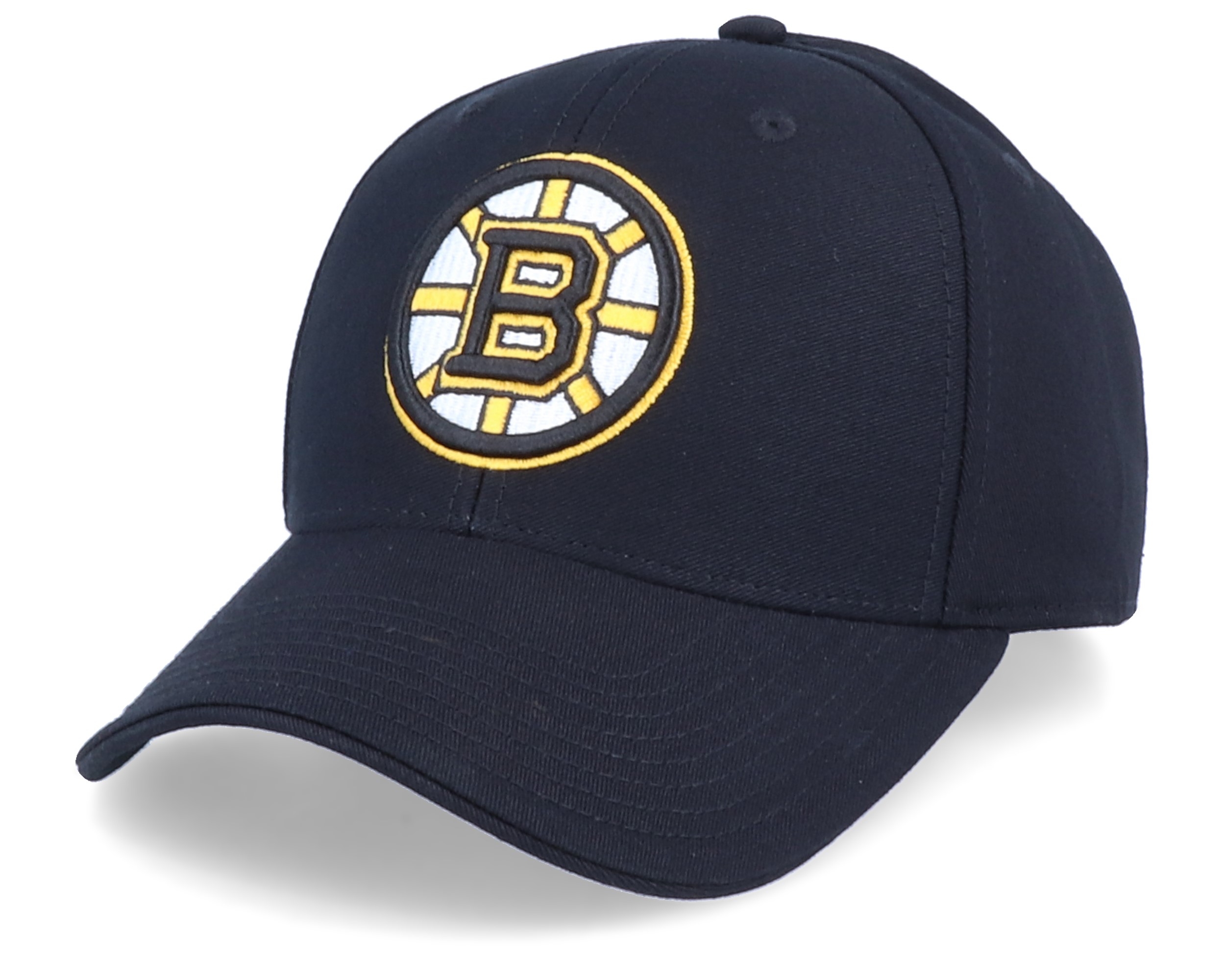 Boston Bruins Value Core Structured Black Adjustable Fanatics caps