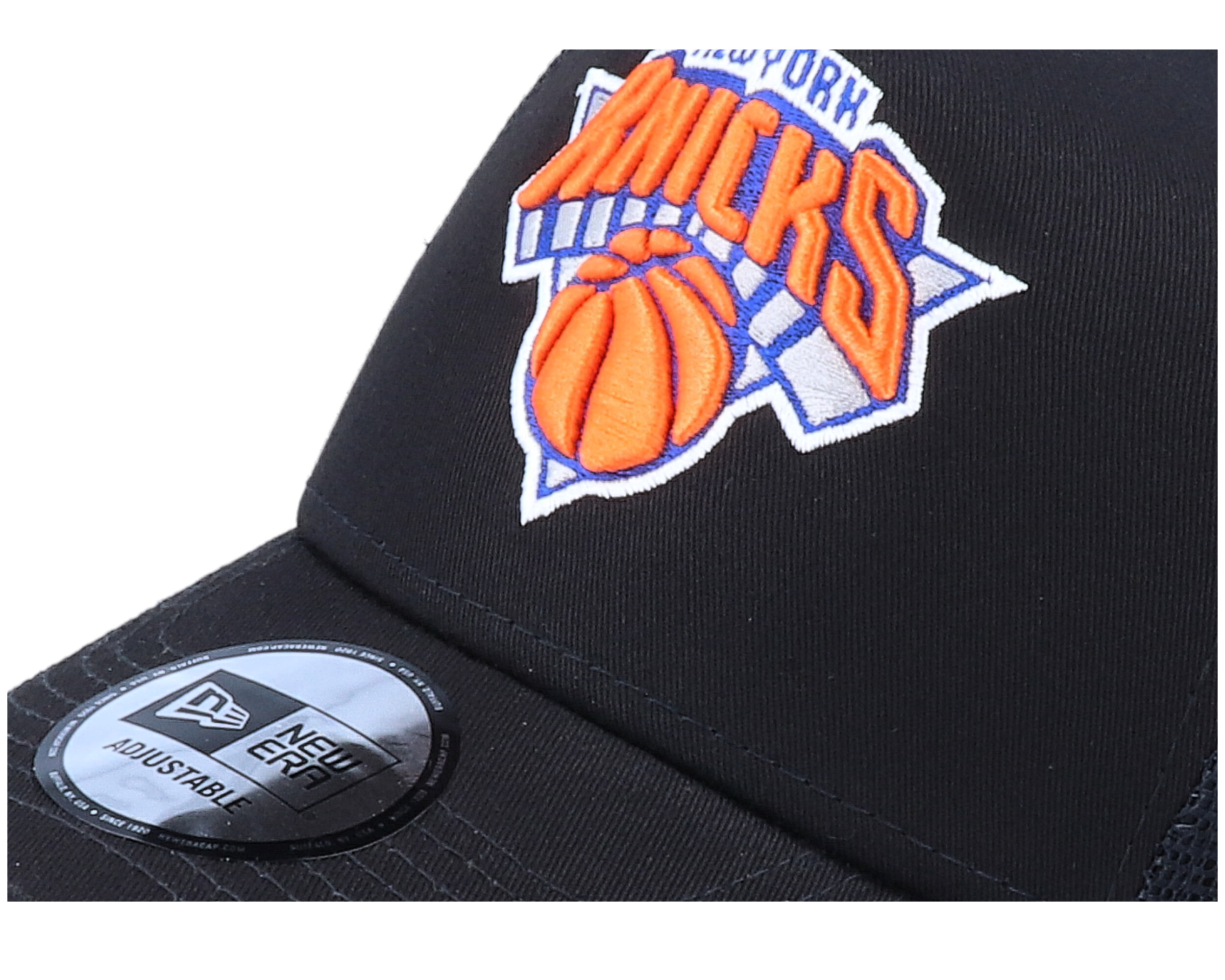 New York Knicks Dark Base A-Frame Black Trucker - New Era caps ...