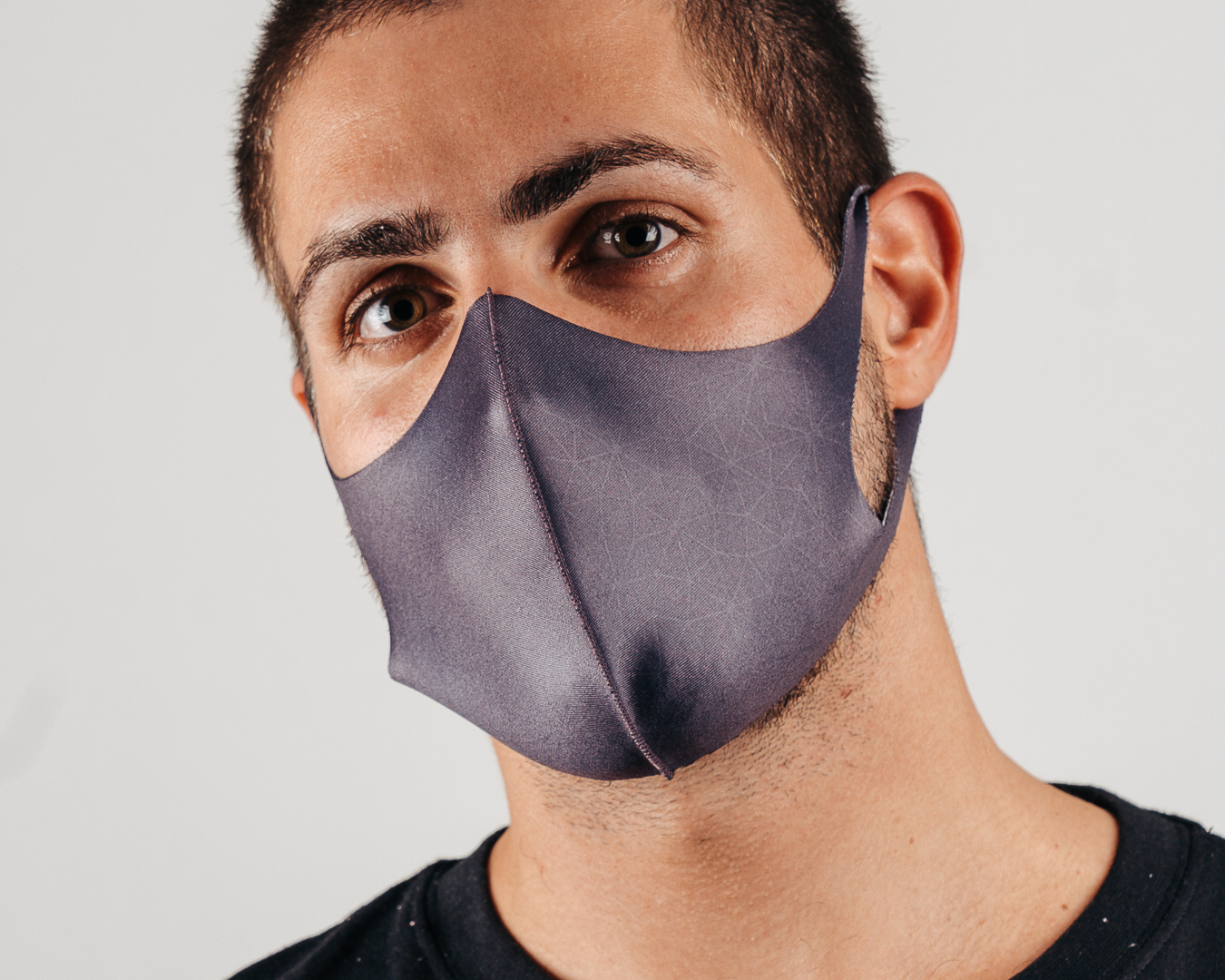 1Pack Dark Grey Face Mask Zeri gesichtsmasken Hatstore.ch