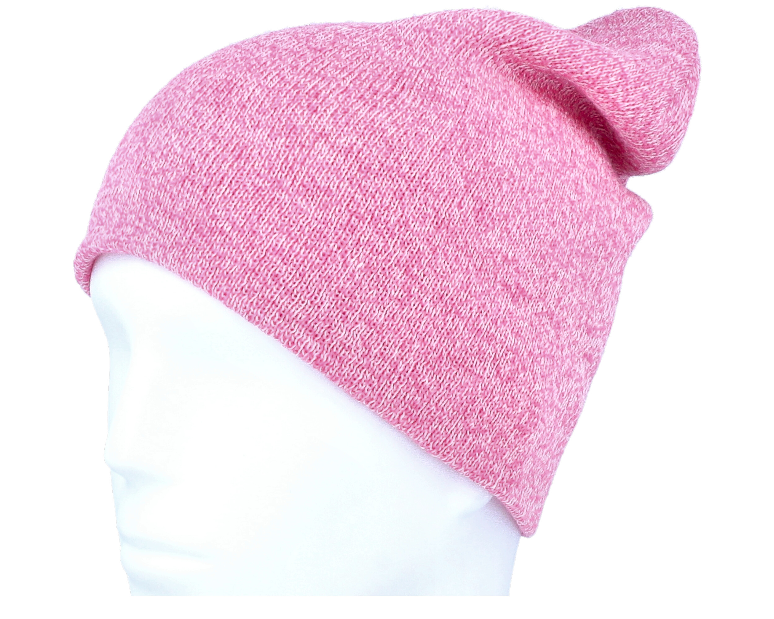 Heather Pink Long Beanie Beanie Basic beanies