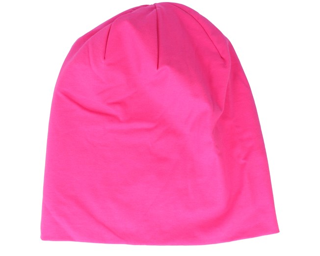 Fuschia Hemsedal Cotton Slouch Beanie 