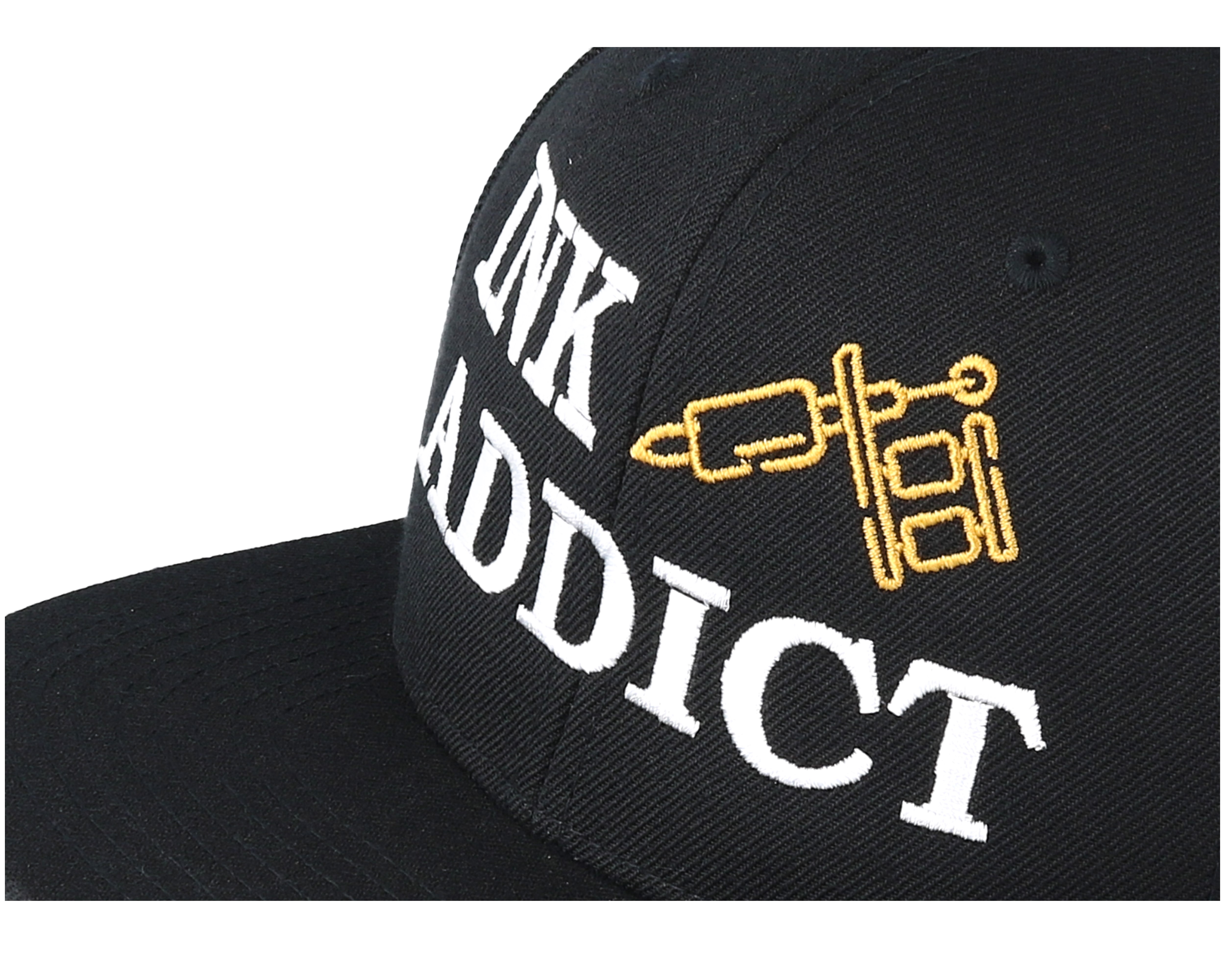 Ink Addict Black Snapback Tattoo Collective caps