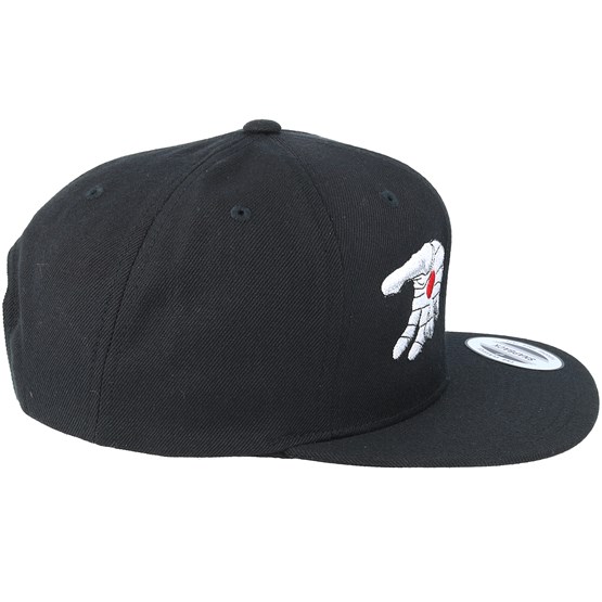 Black Fire Black and Gray Snapback Hat